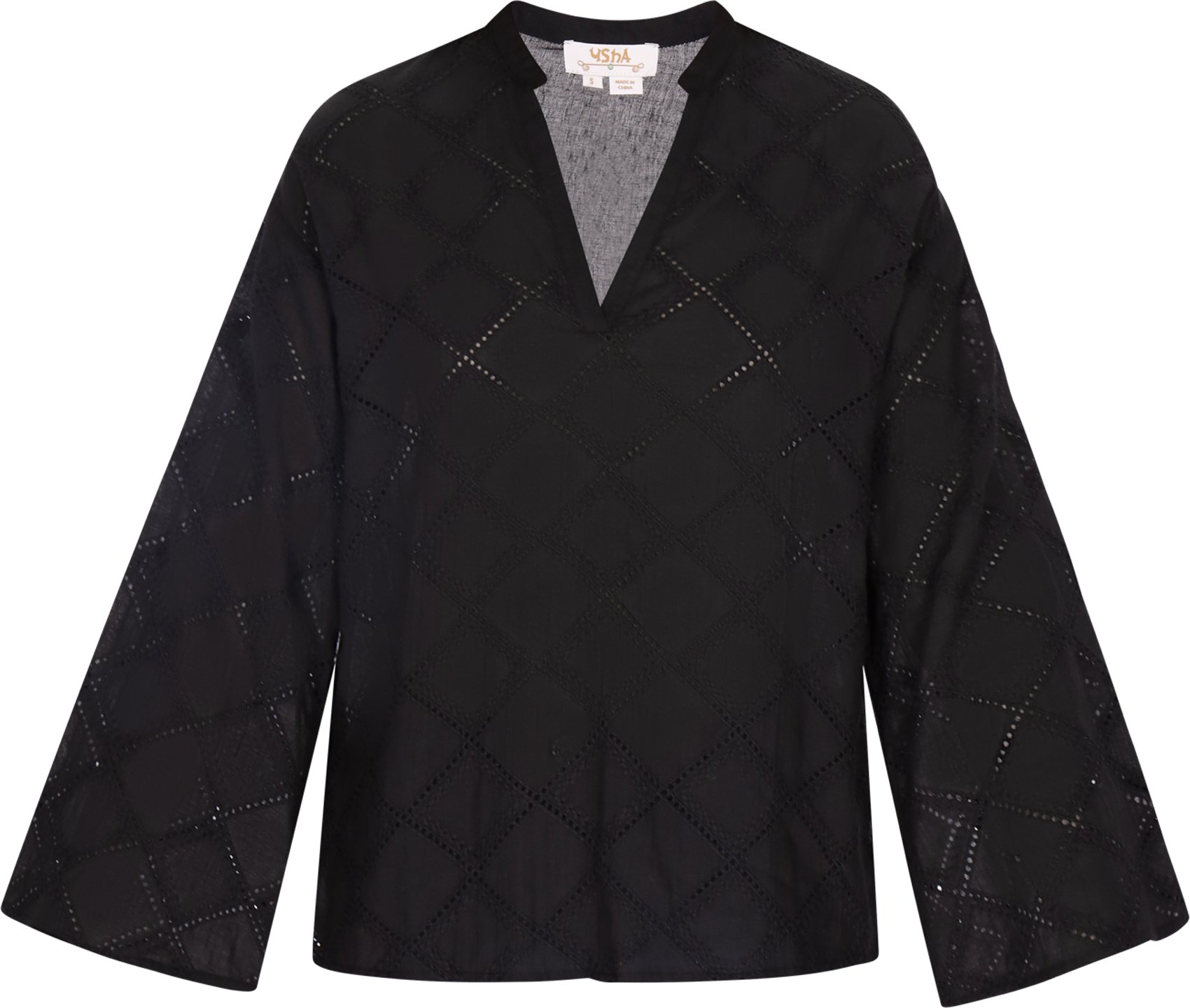 usha Bluse Damen schwarz