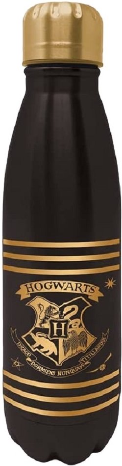Harry Potter - Wasserflasche (Schwarz/Gold)
