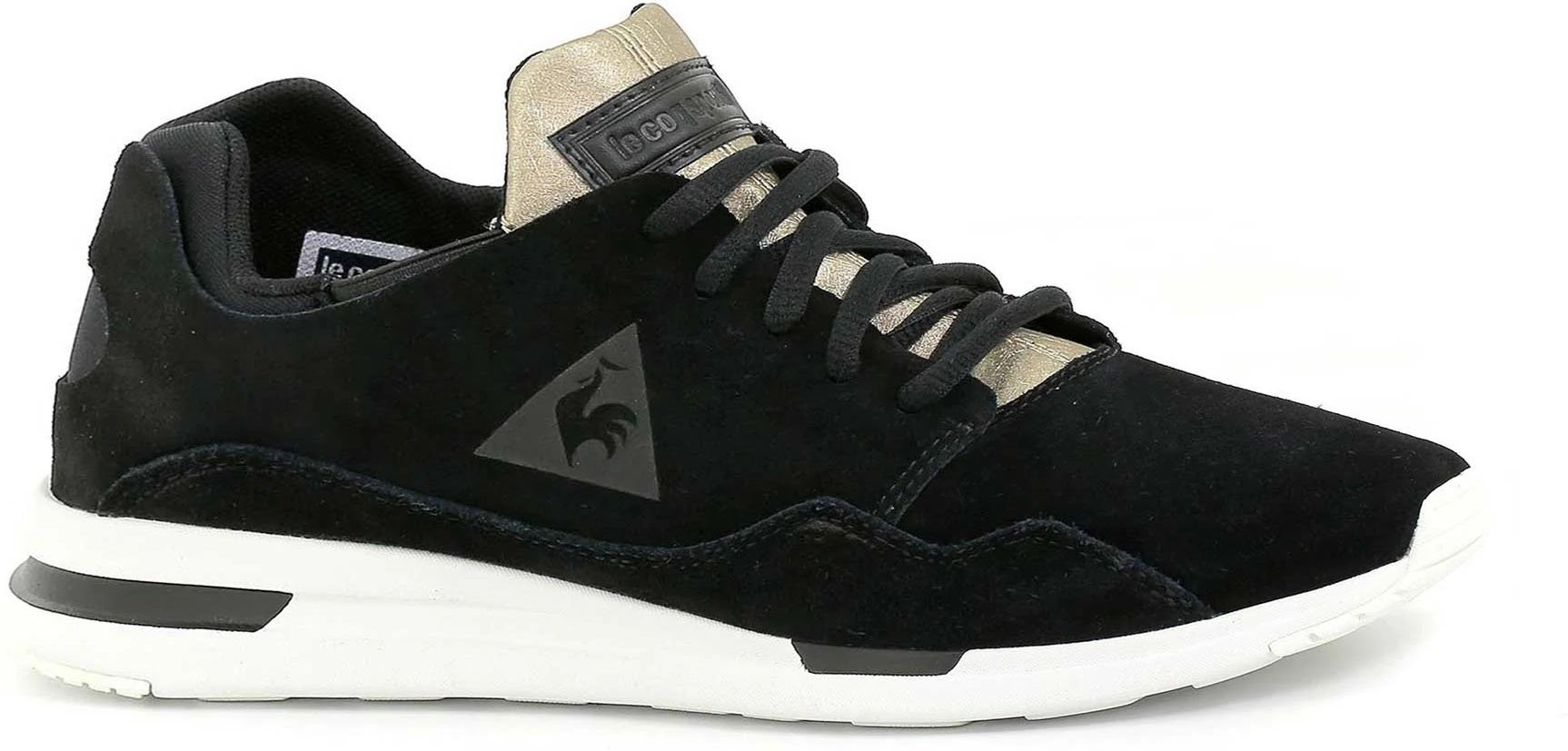 Le Coq Sportif lcs r Pure Metallic Womens Black Trainer