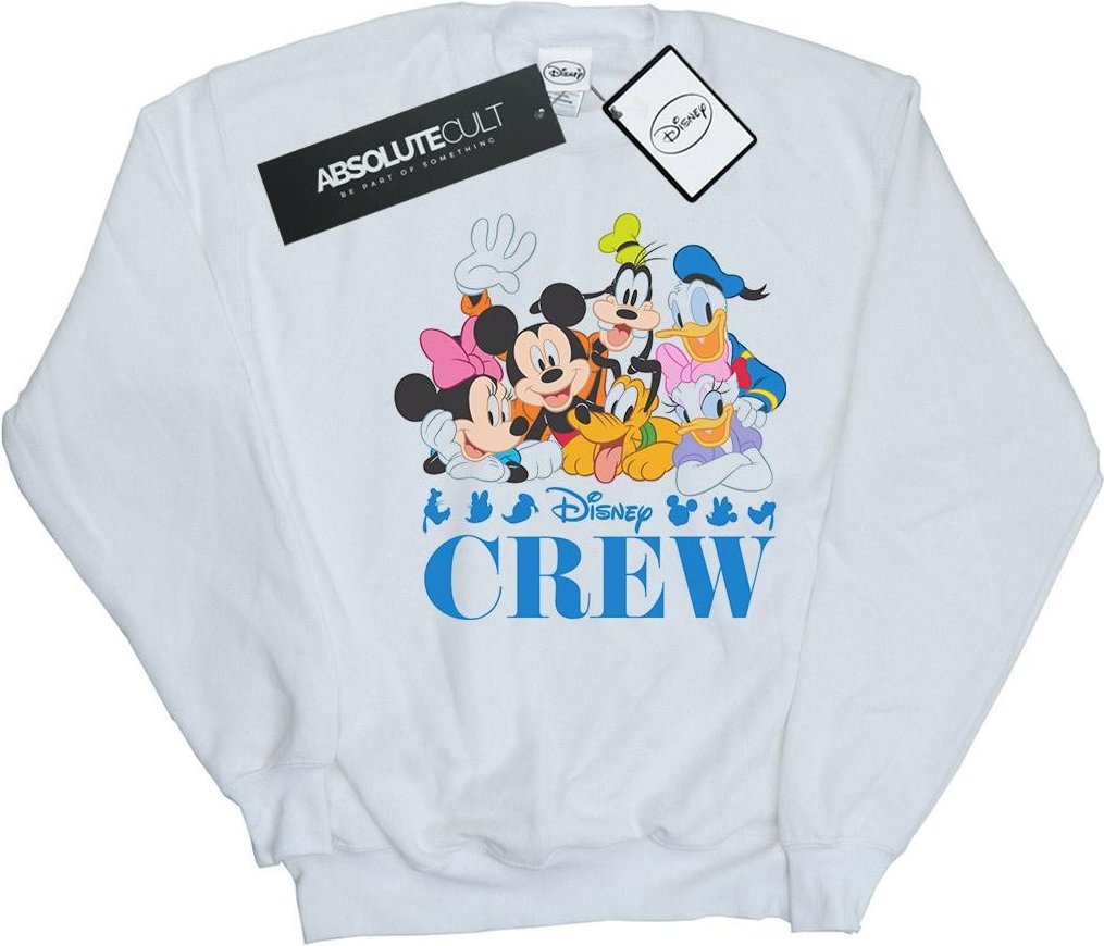 Disney - "Mickey Mouse Disney Friends" Sweatshirt für Mädchen (Weiß)