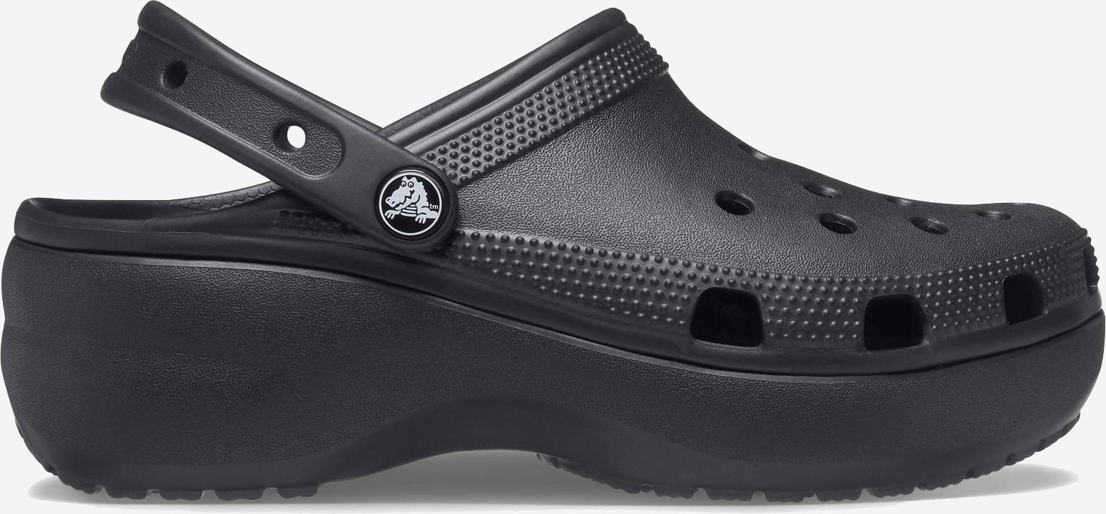 Thumbnail - Crocs Damen Classic Plattform Clog Schwarz