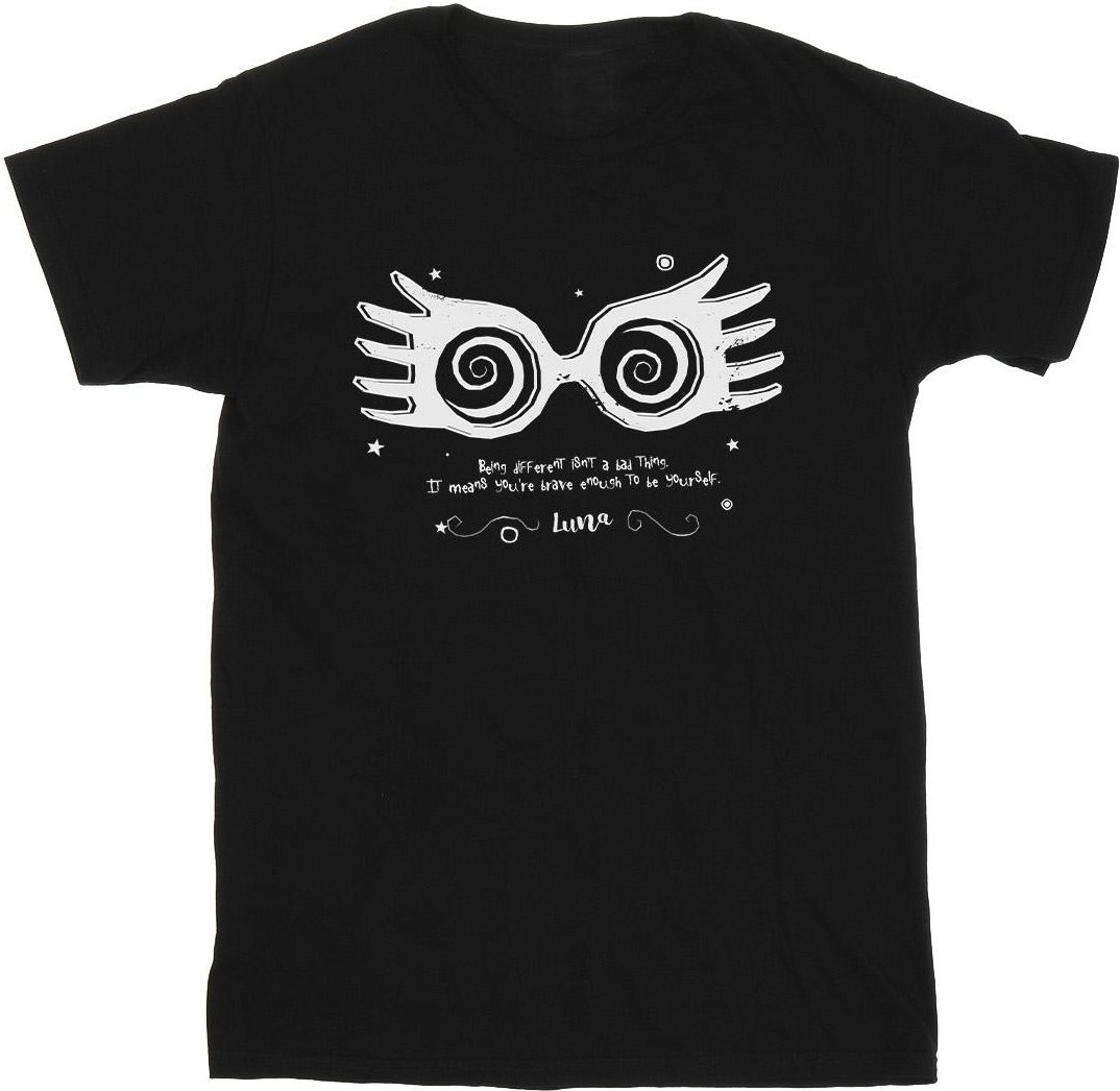 Harry Potter - "Being Different" T-Shirt für Mädchen (Schwarz)