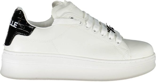 Gaelle Paris Weiße Polyurethan Damen Sneakers