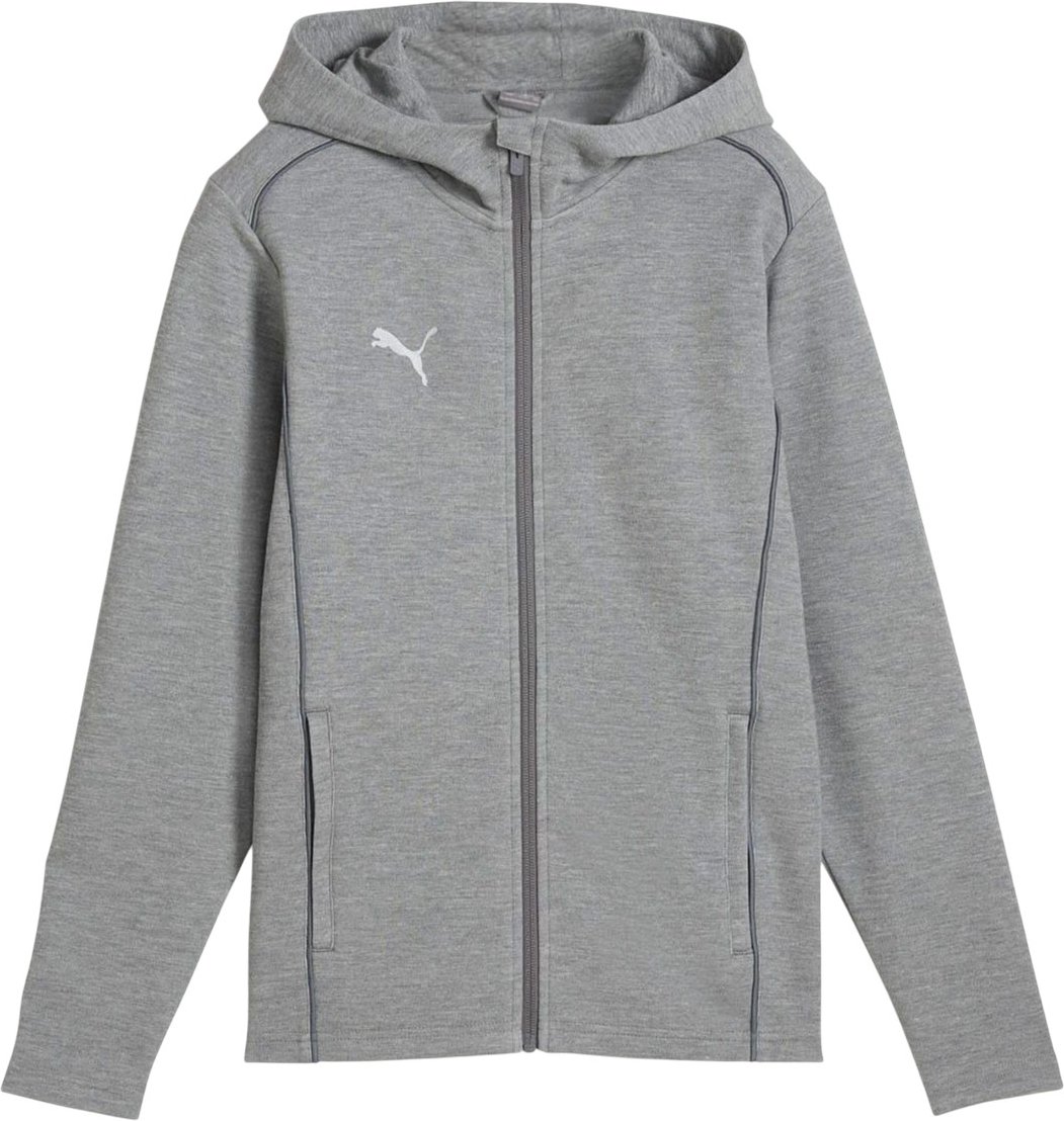 Thumbnail - Puma - "TeamFINAL Casuals" Kapuzenjacke für Herren (Grau)