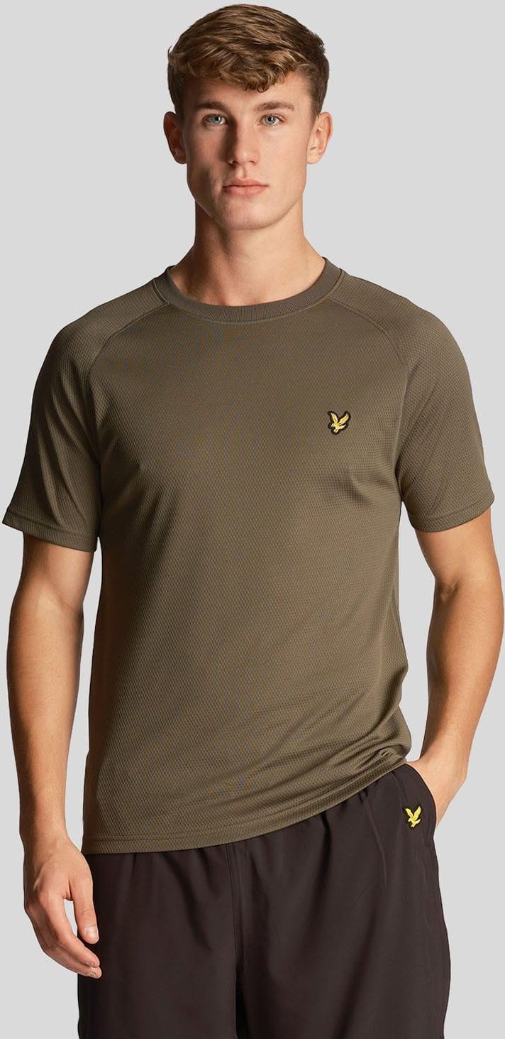 Lyle & Scott - "Core" T-Shirt für Herren Raglanärmel (Khaki)