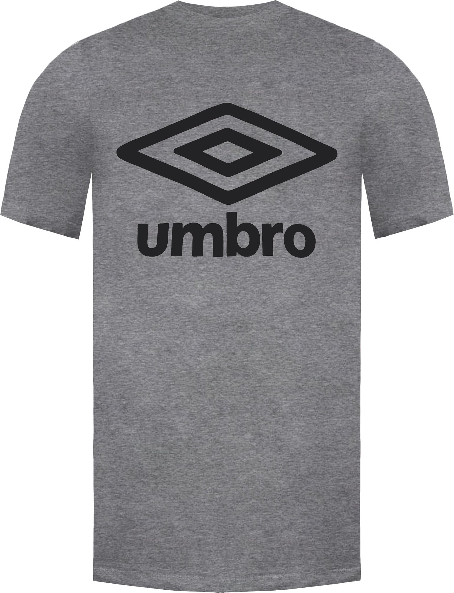 Umbro großes Logo-Herren-Grau-T-Shirt