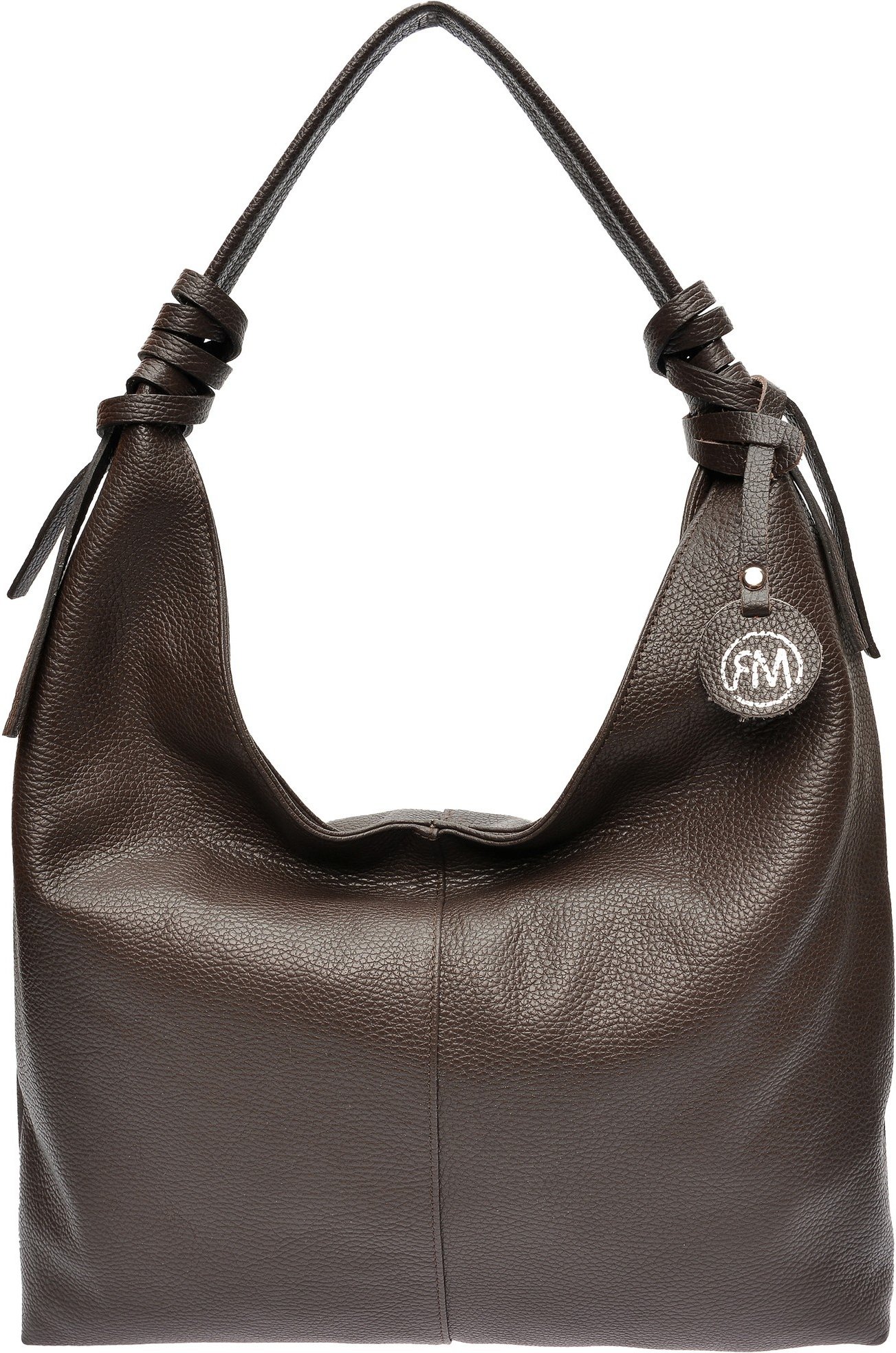 Roberta M Bordeaux Leder Tasche