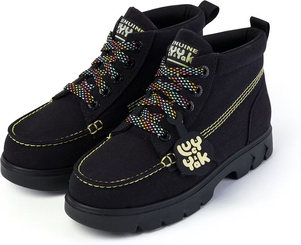 Kicker hi x Lucy Damen schwarze Stiefel