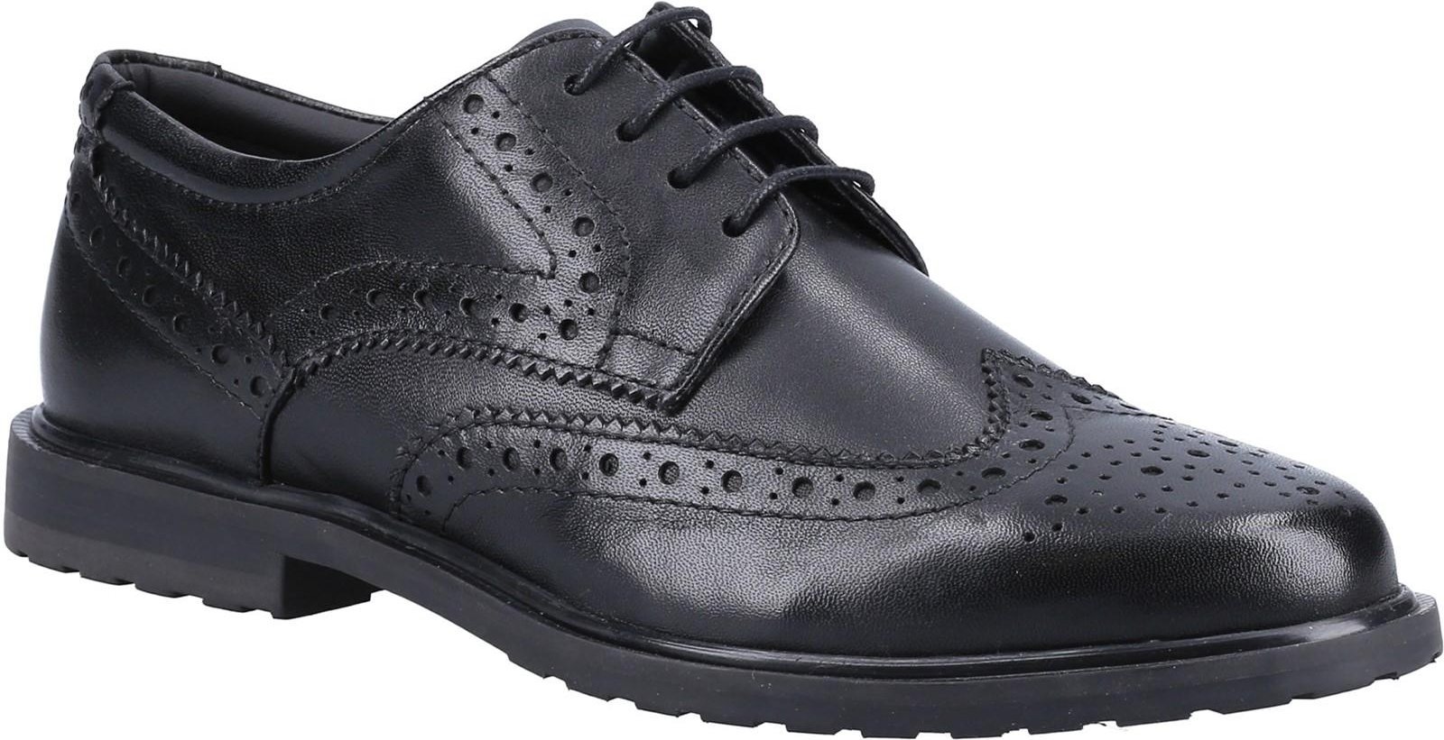 Hush Puppies Mädchen Verity Leder Brogues (Schwarz)