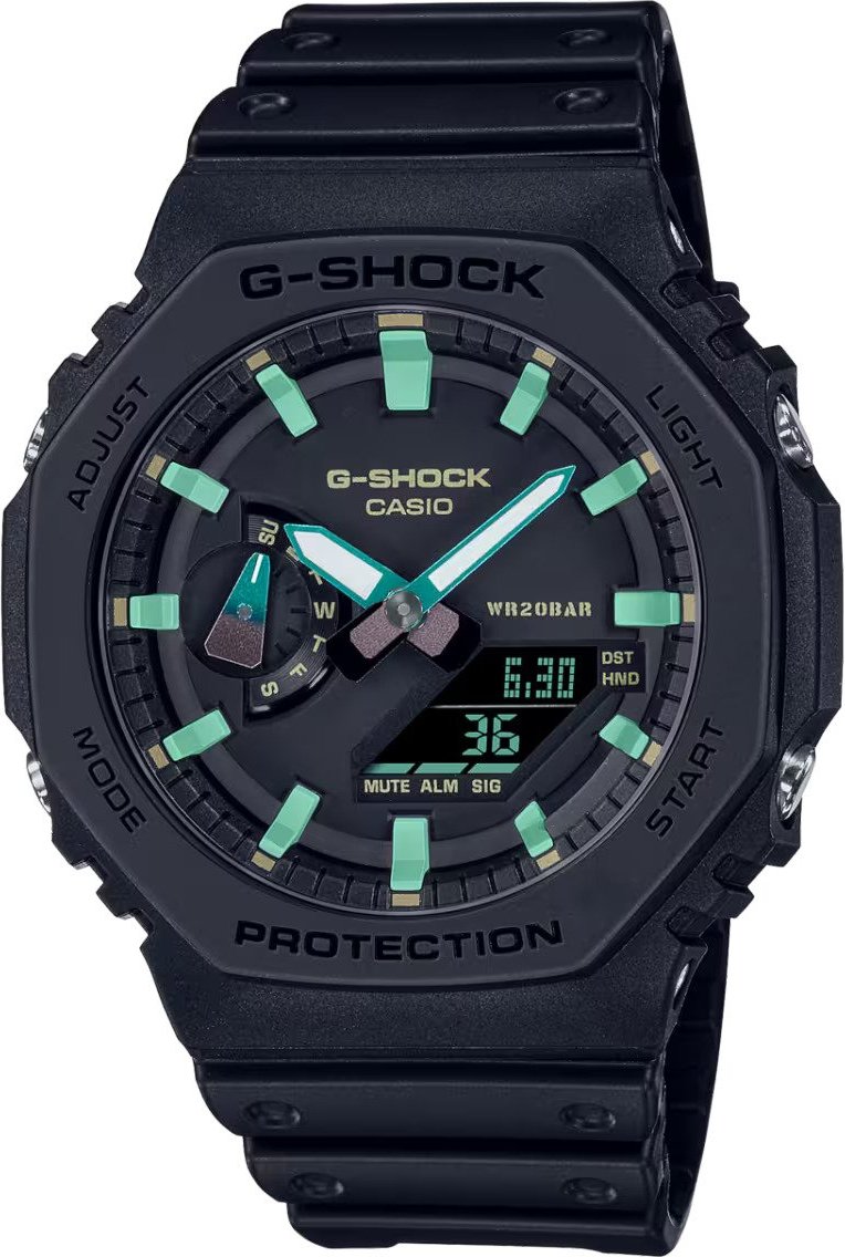 Thumbnail - Casio G-Shock Herren Schwarz Uhr GA-2100RC-1AER