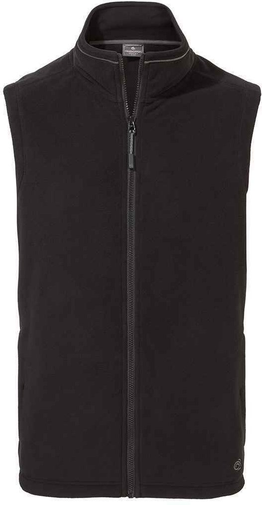 Craghoppers Mens Corey Microfleece Body Warmer (Schwarz)
