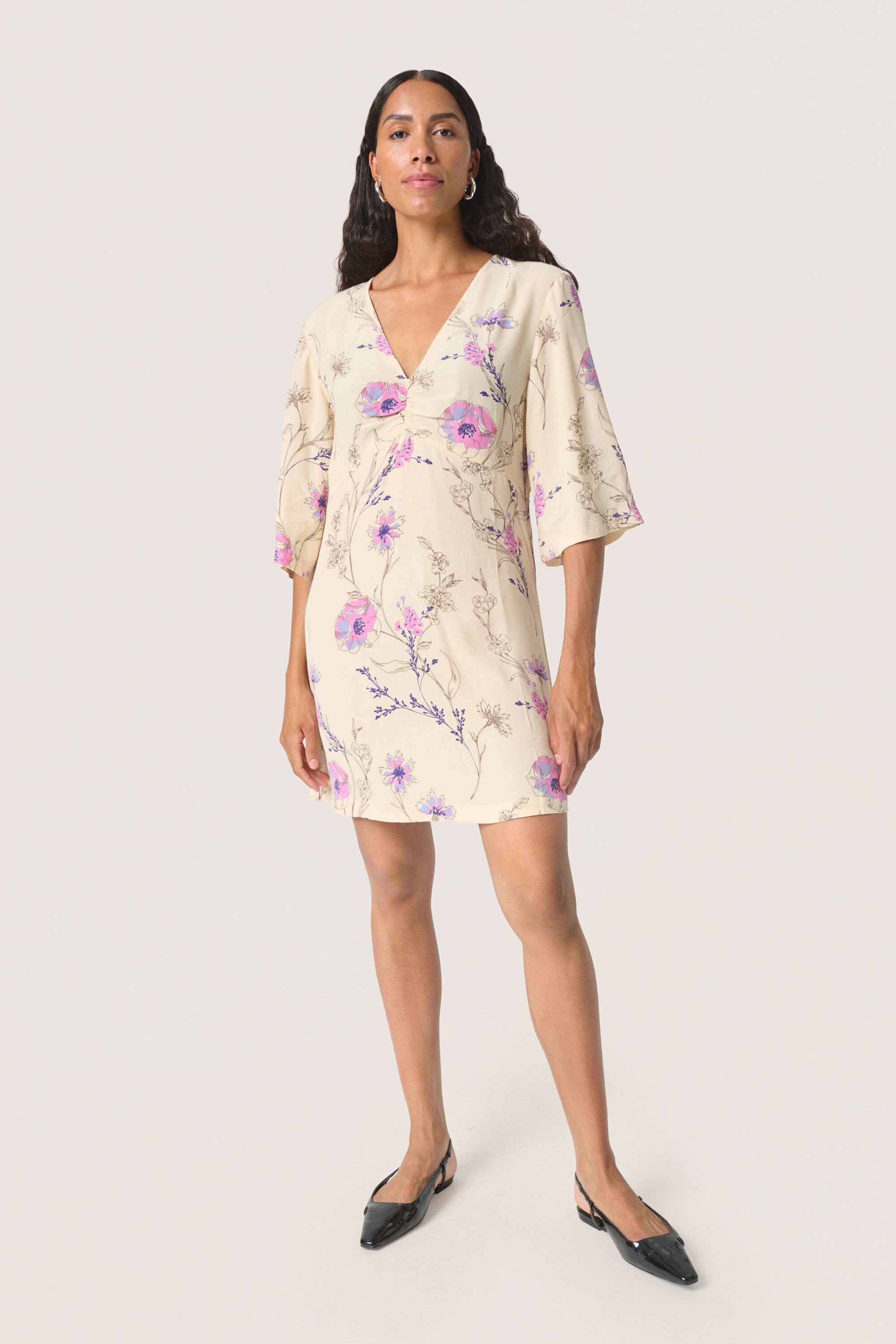 Kleid Lockere Passform multicolour