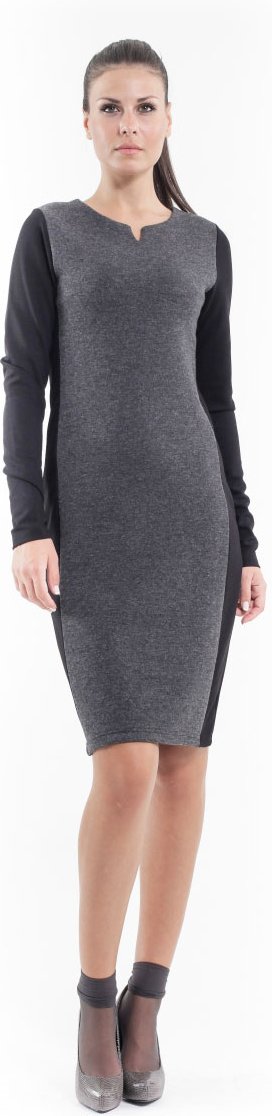 Thumbnail - Gerades Kleid aus Wollmischung