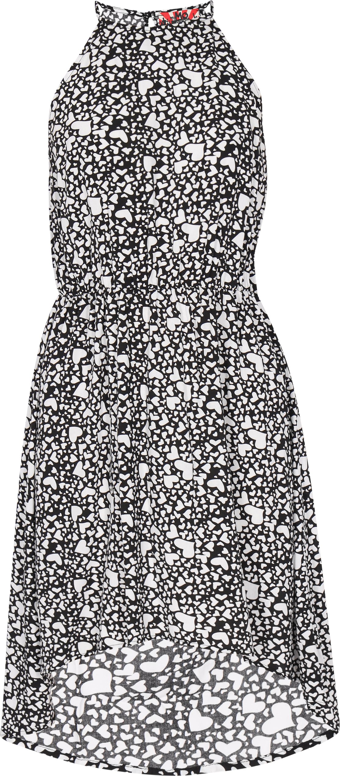 Mymo Kleid Frauen schwarz-weiß