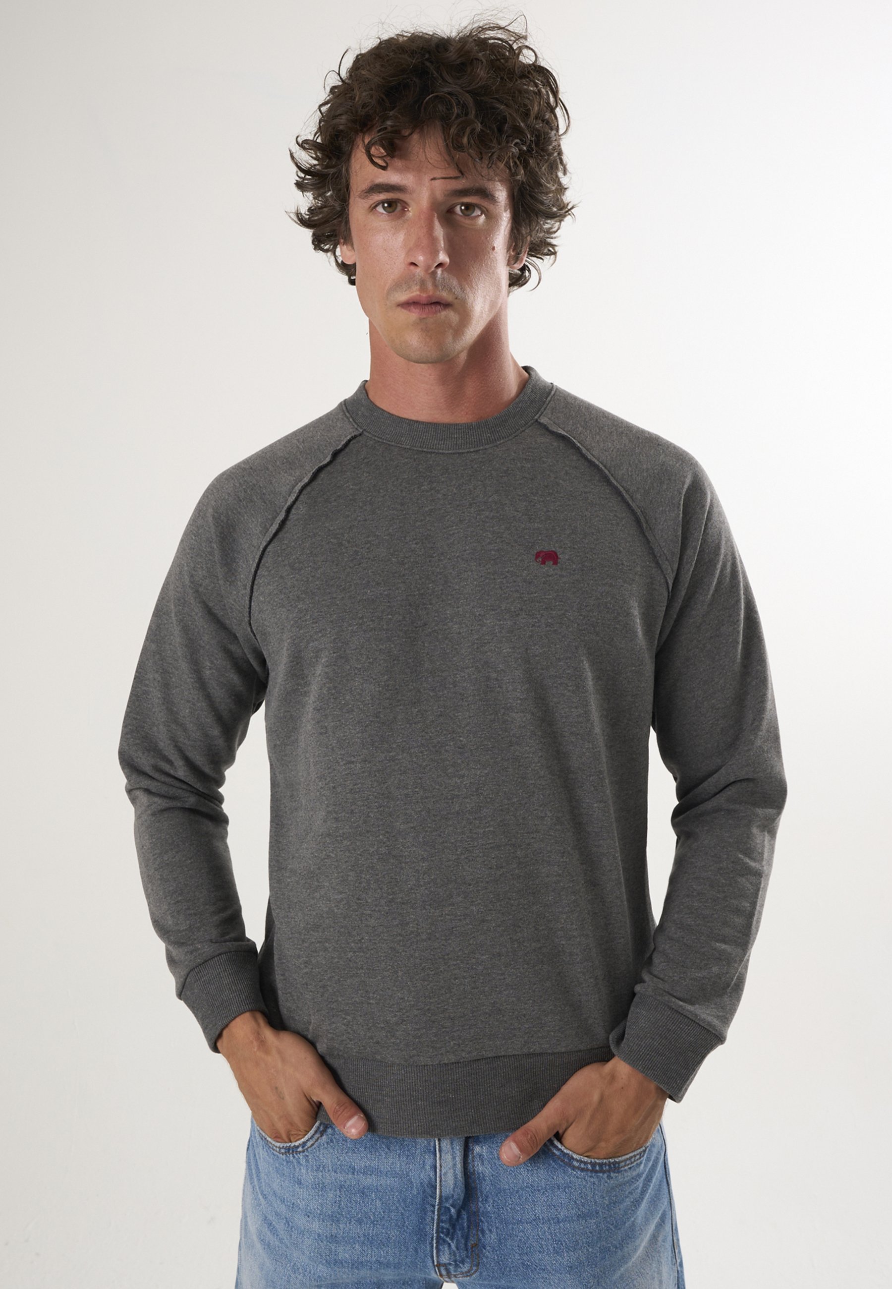 Sweatshirt Basic Rundhals Sweatshirt