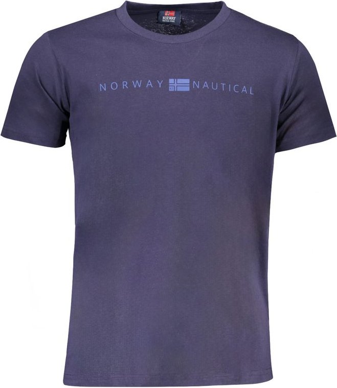 Maritimes T-Shirt mit Kurzarm und Rundhalsausschnitt