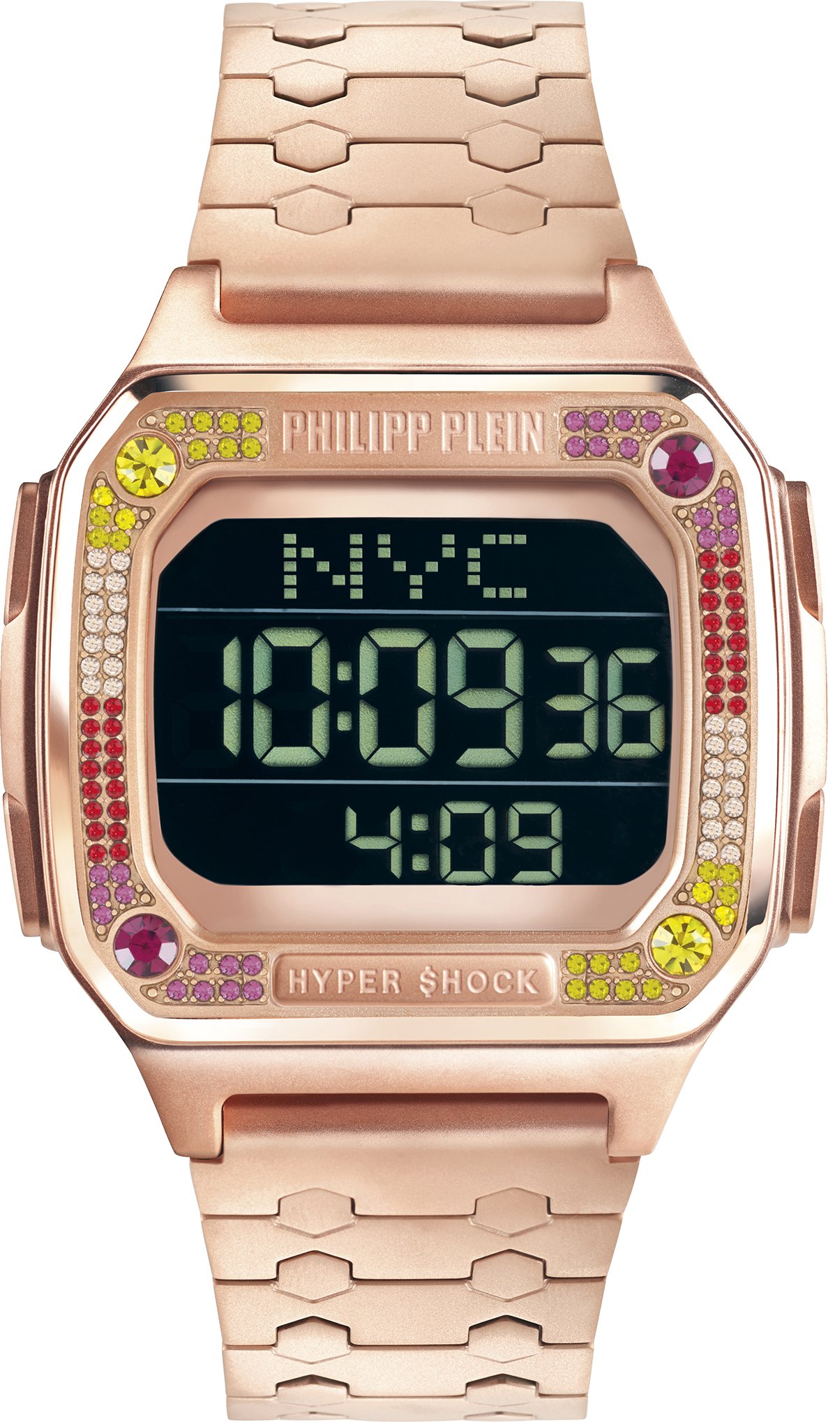 Philipp Plein Hyper $hock roségold Unisex Armbanduhr PWHAA0821