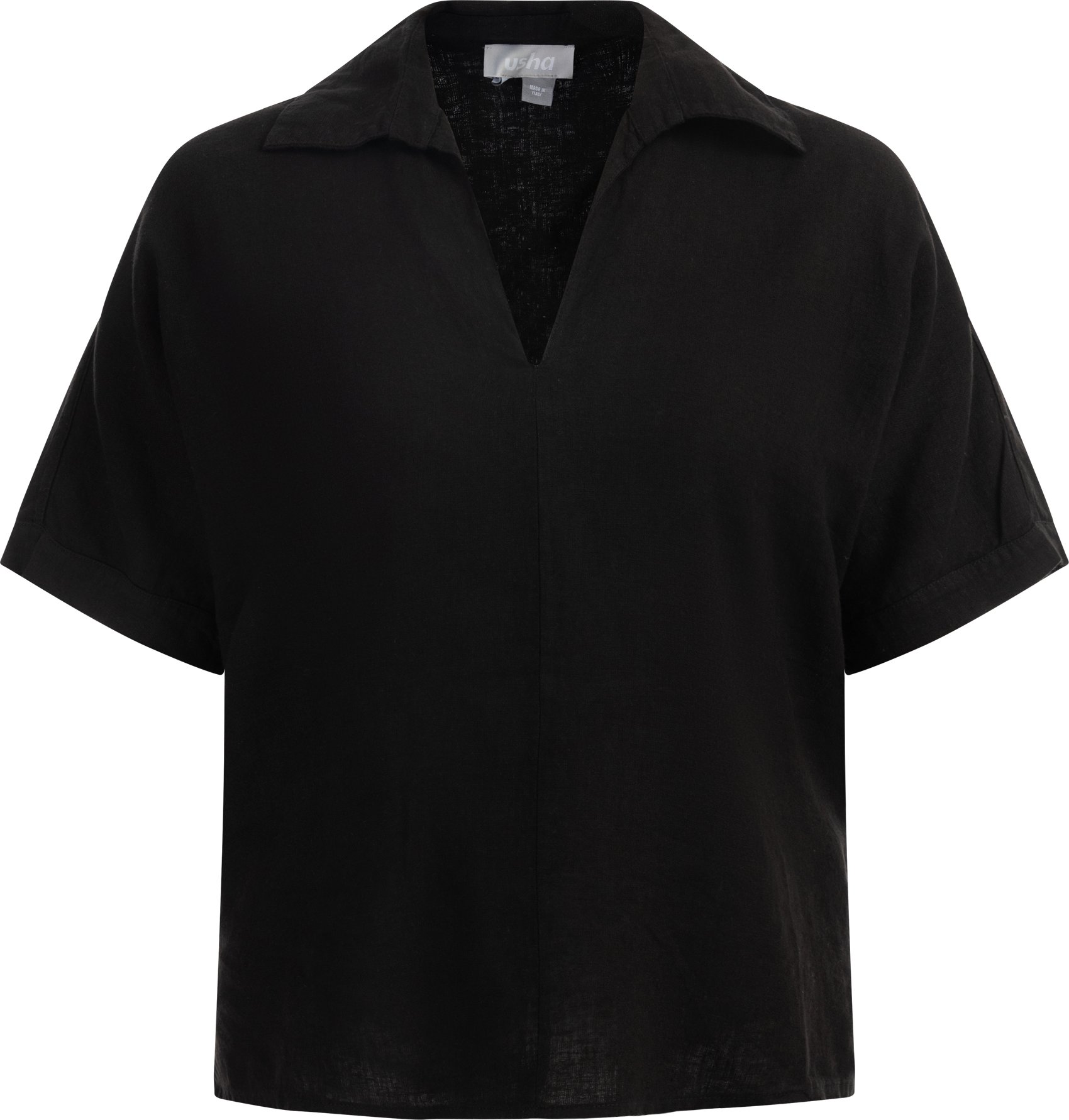 usha Blusenshirt Damen schwarz