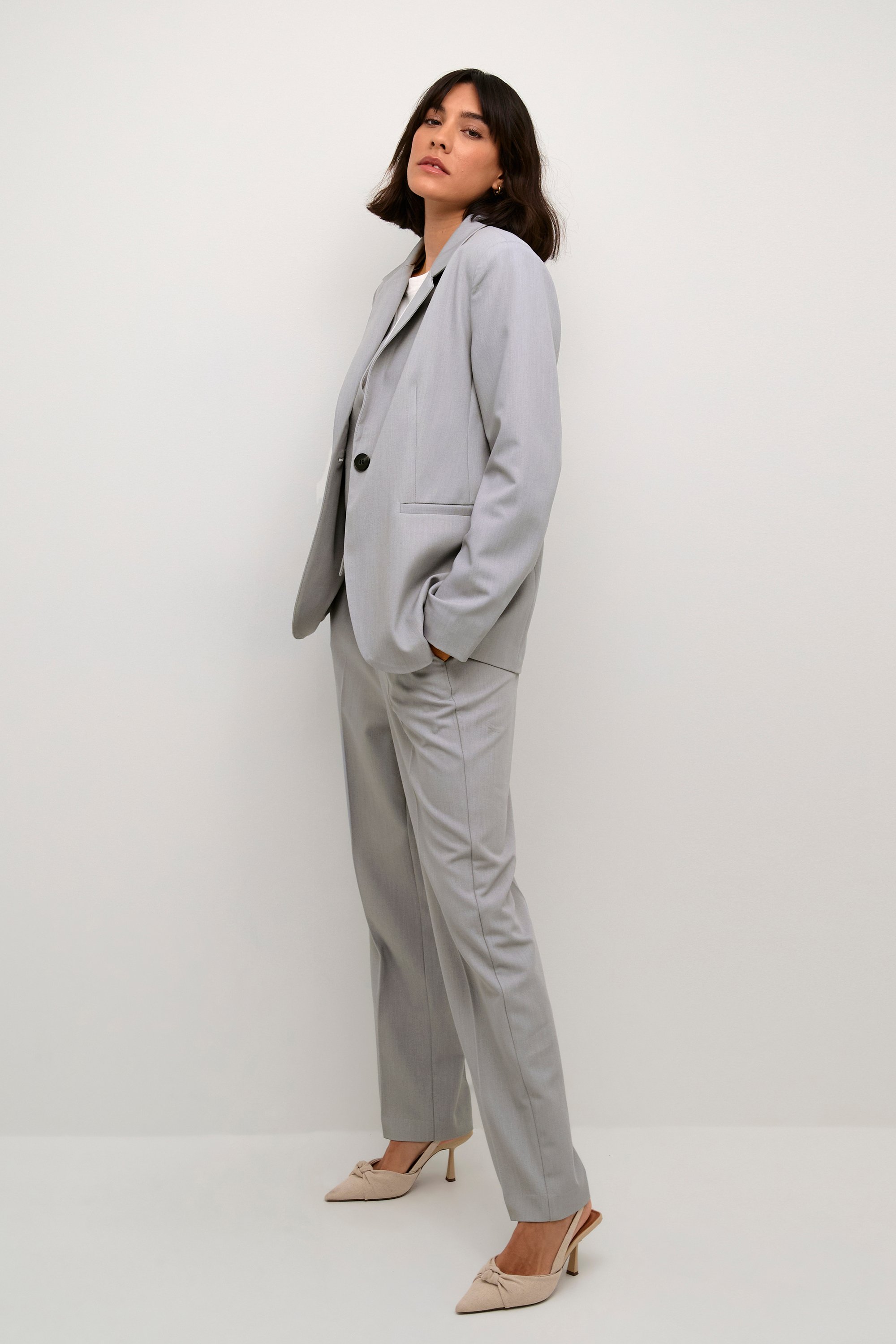 Thumbnail - Blazer Tight fit grey