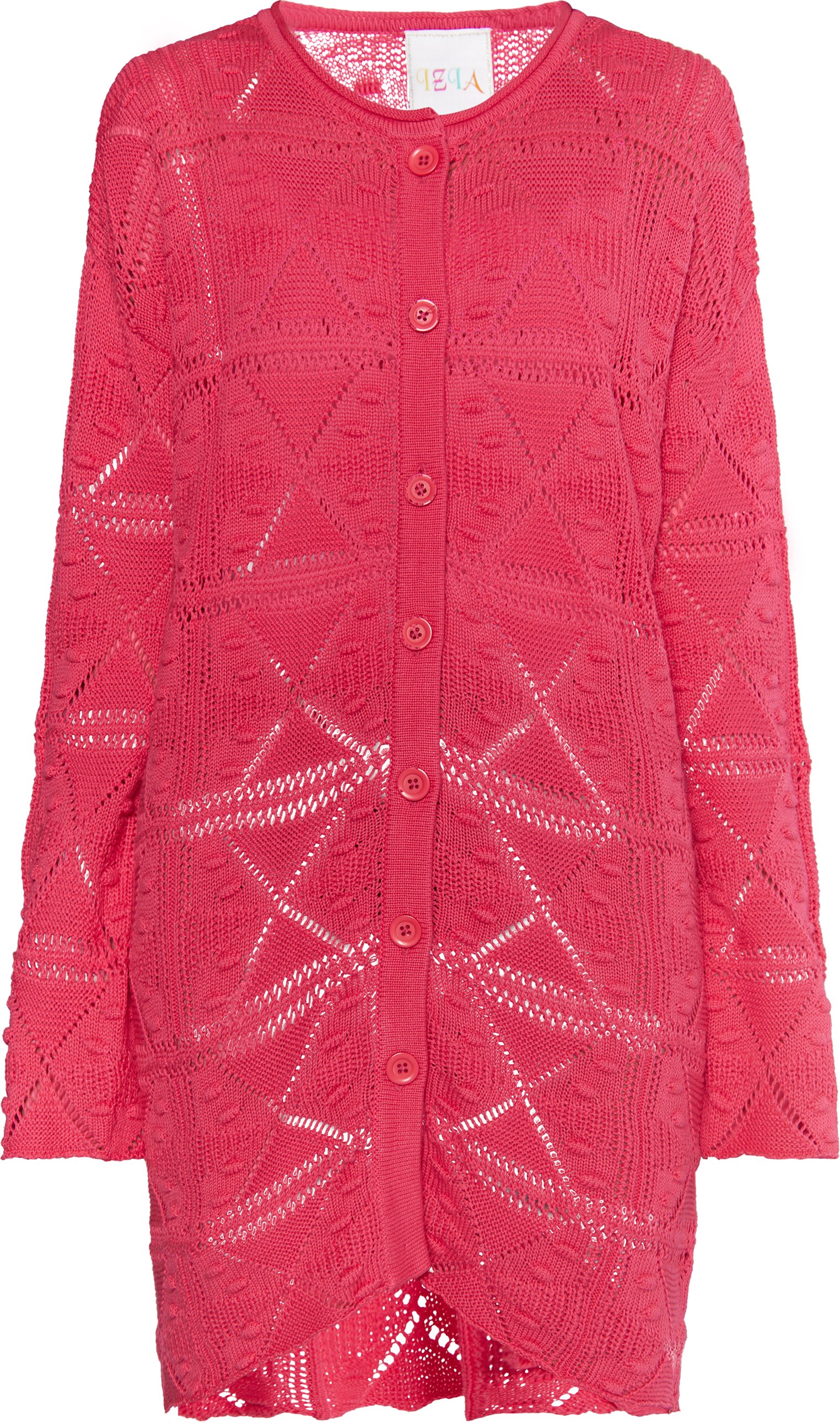 IZIA Langer Cardigan Damen Rosa