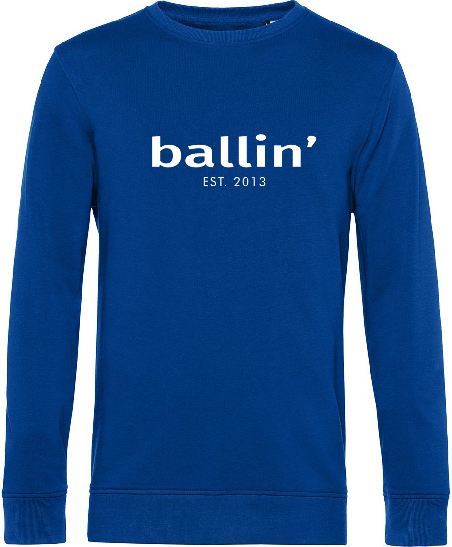 Basic Sweater von Ballin Est. 2013 in der farbe Blau und in größe XXL.