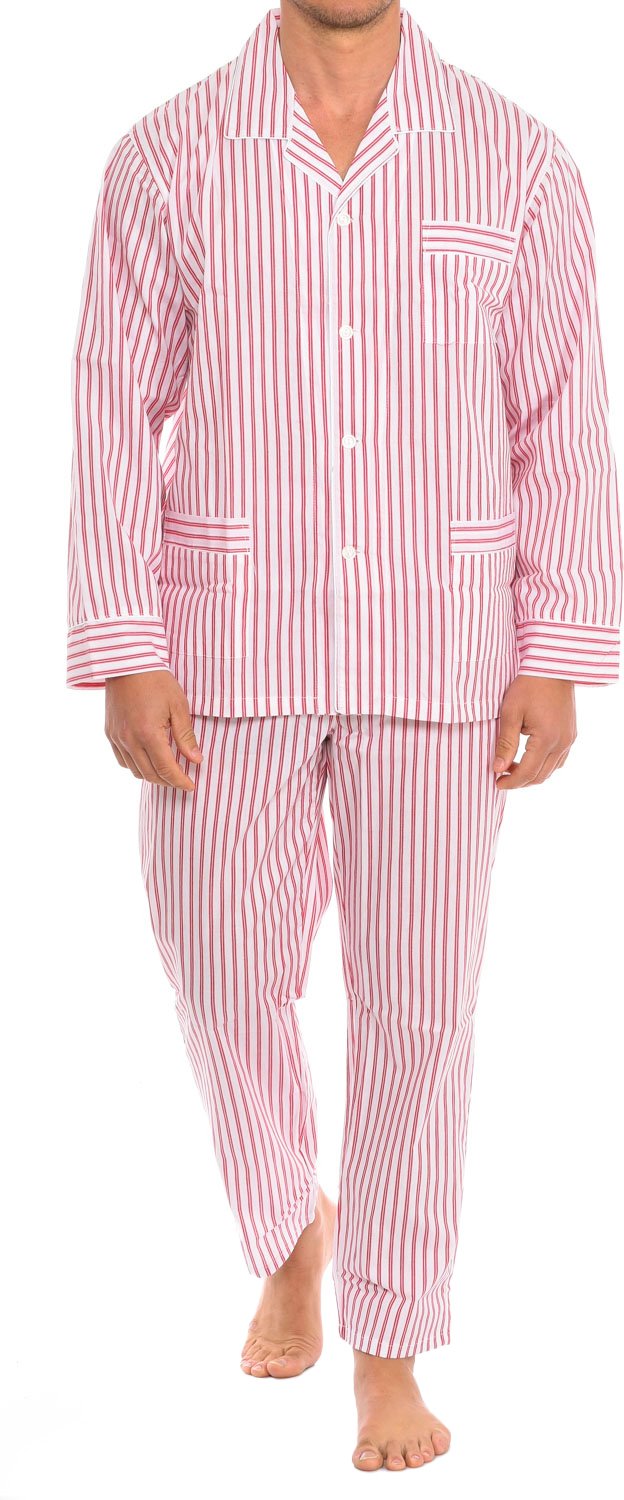 Herren Langarmhemd Schlafanzug KL30194