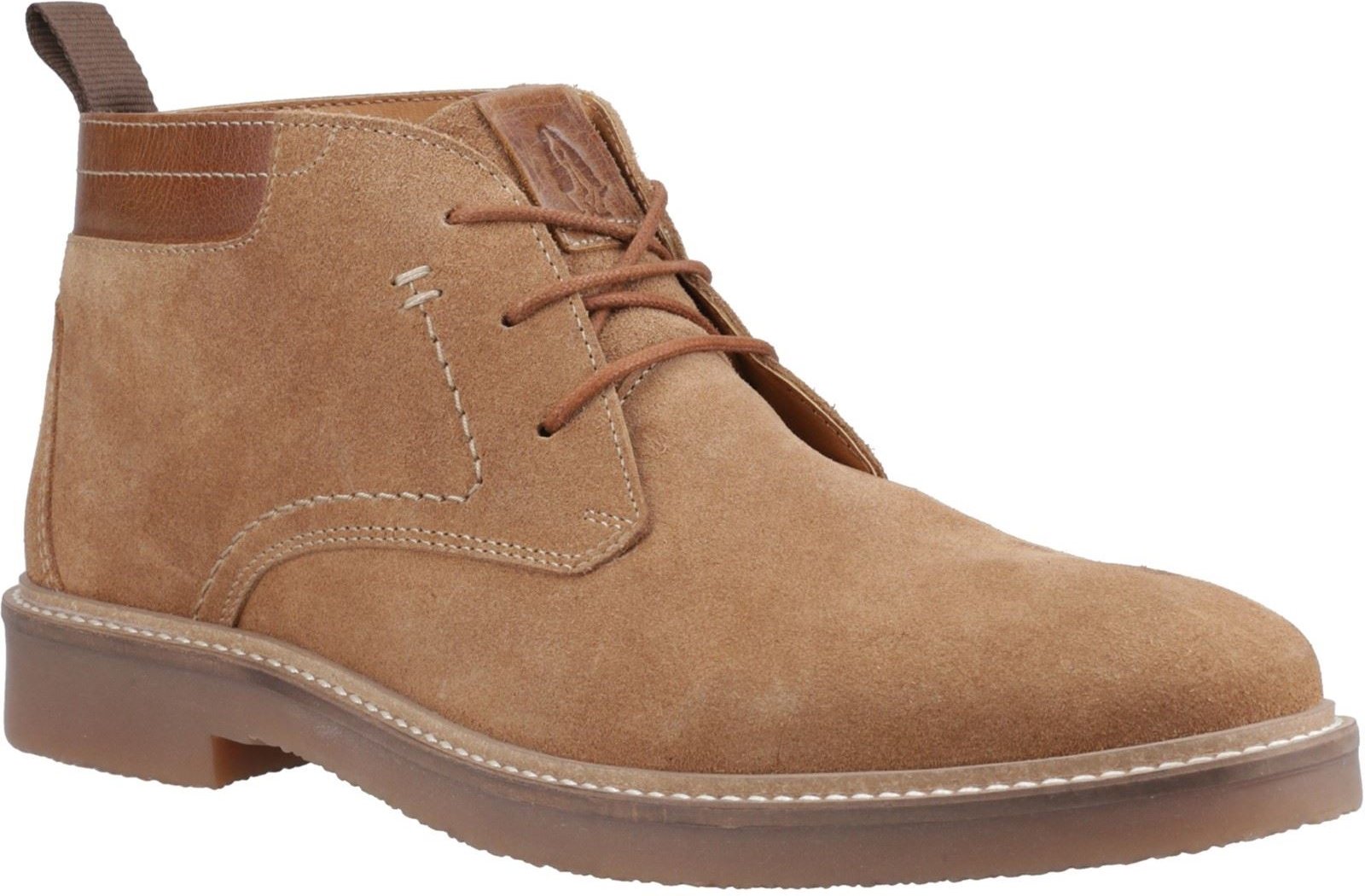 Thumbnail - Hush Puppies Gideon Wildleder Herren Tan Stiefeletten