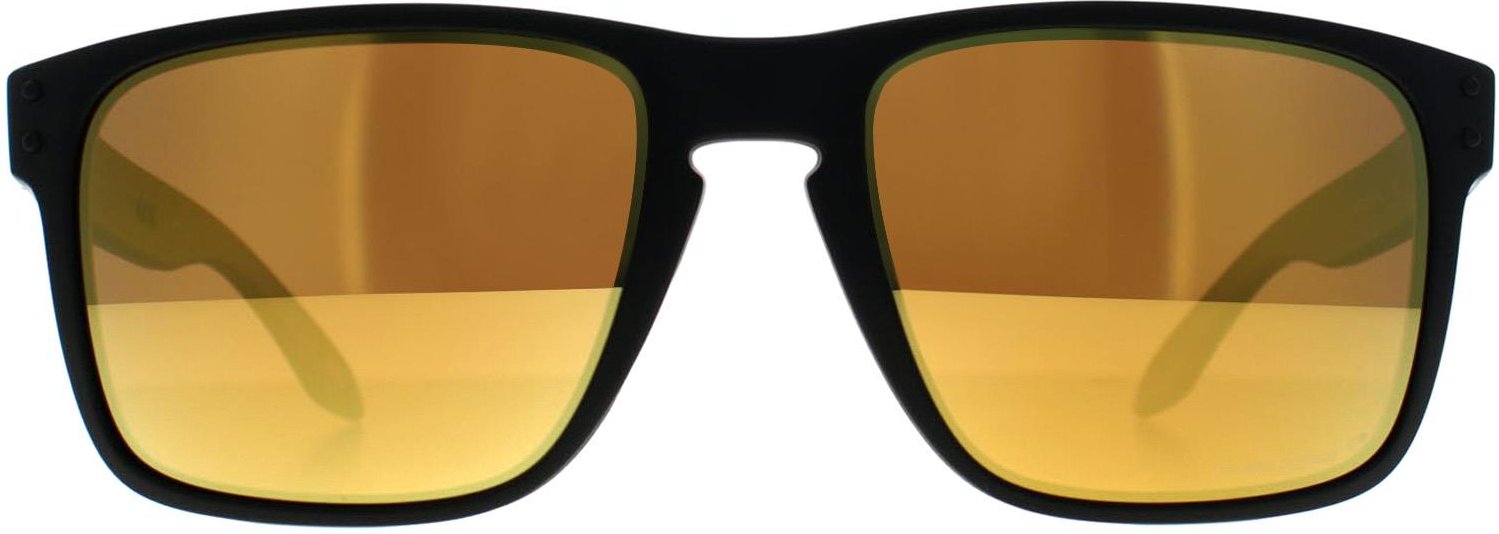 Oakley Holbrook XL OO9417-23 matt schwarz prizm 24k polarisierte Sonnenbrille