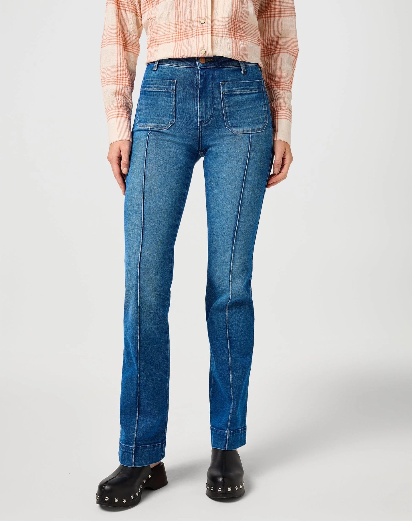 Wrangler - Flare Solid Blue