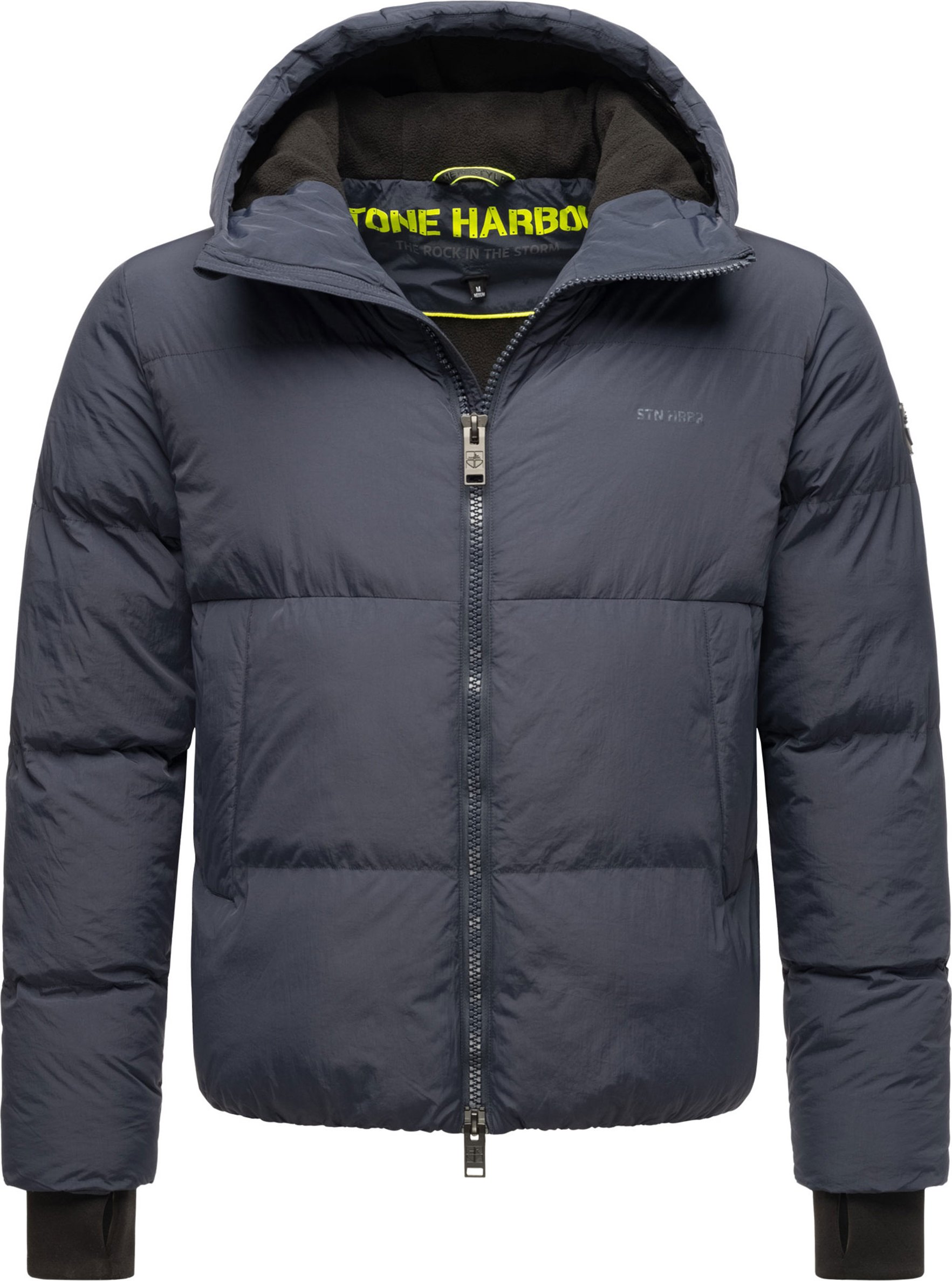 Stone Harbour Herren Steppjacke Tayroos mit Fleecefutter & 2-Wege-Reißverschluss