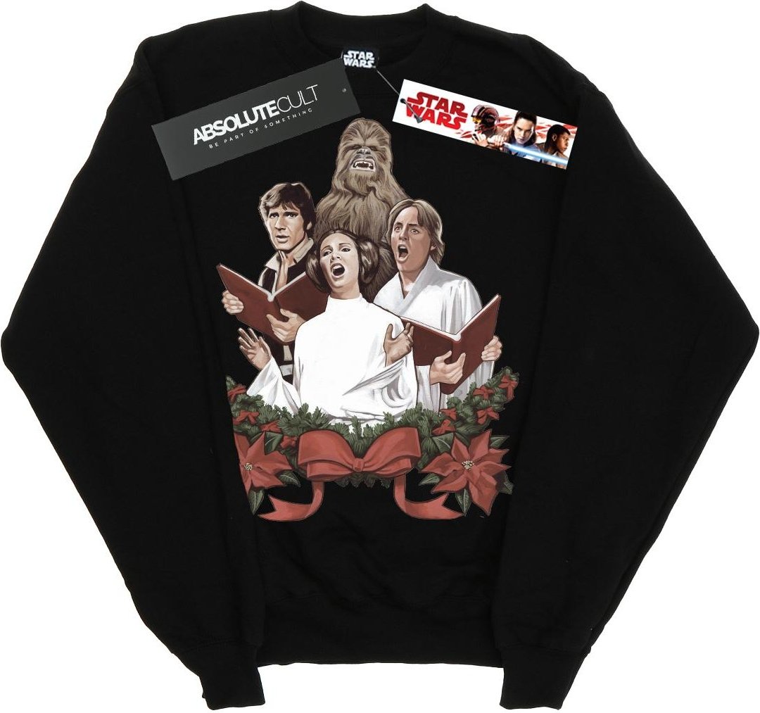 Star Wars - "Christmas Carols" Sweatshirt für Herren (Schwarz)