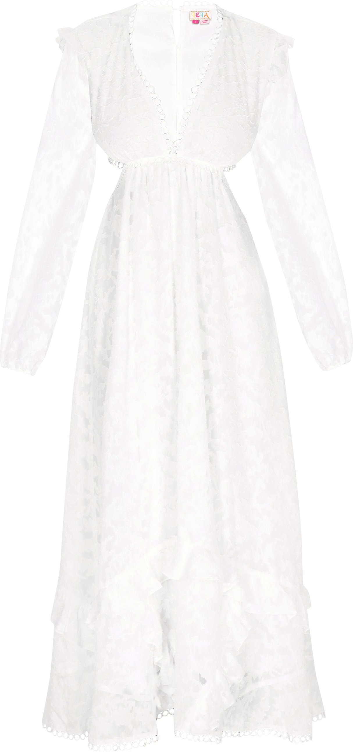 IZIA Kleid Frauen Weiß