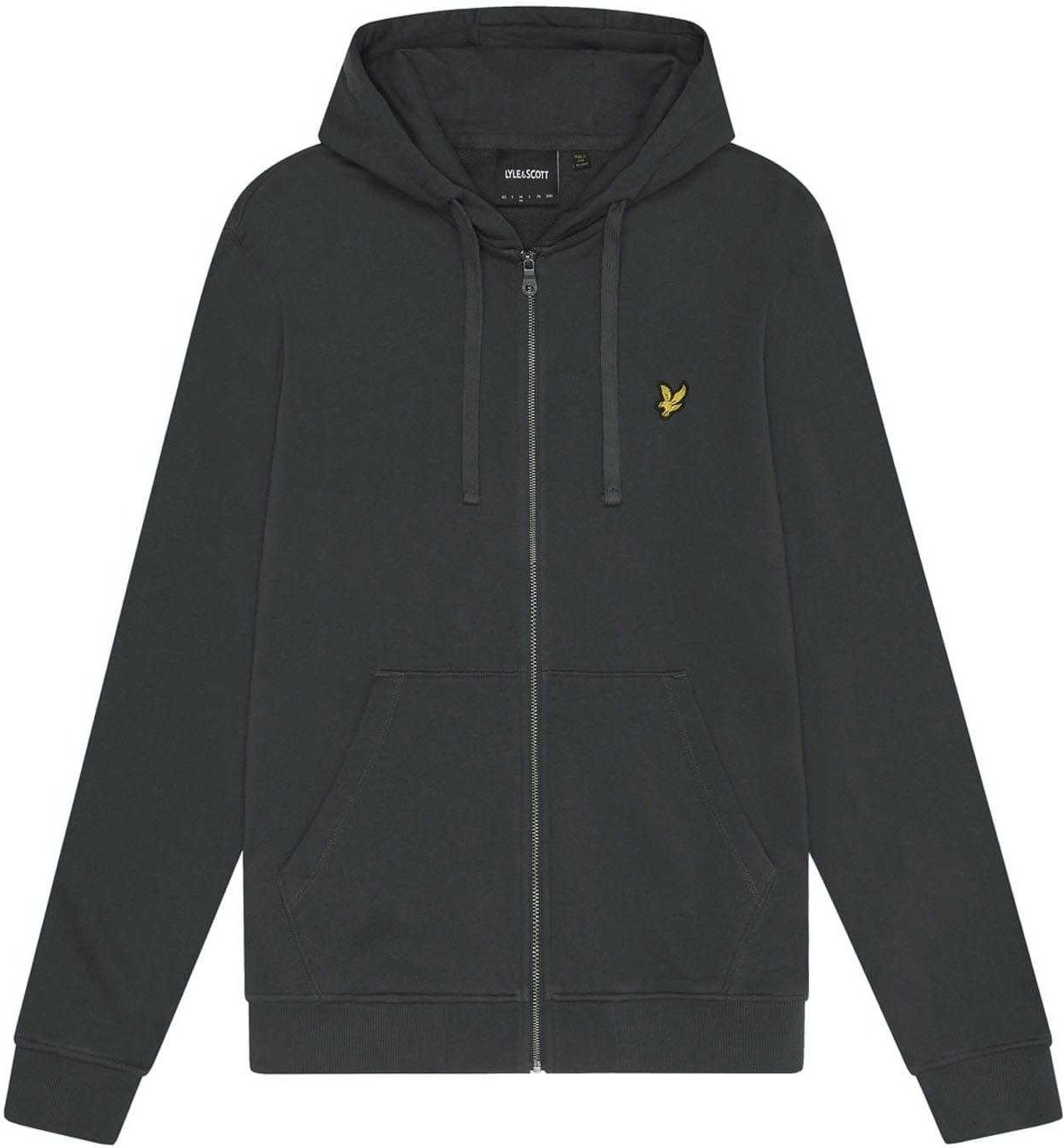 Thumbnail - Lyle & Scott - Hoodie mit durchgehendem Reißverschluss für Herren (Metallisches Blaugrau)