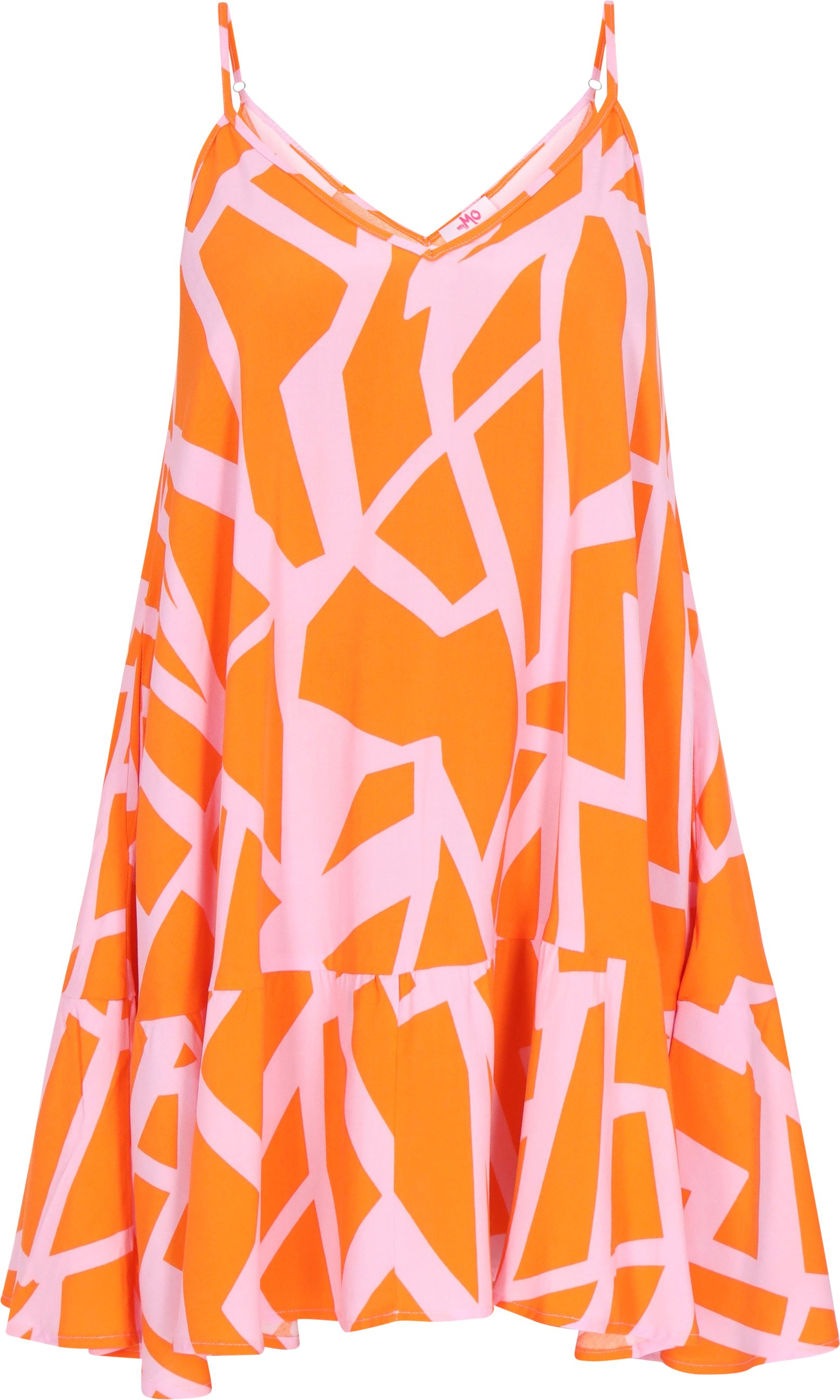 Mymo Kleid Frauen orange rosa