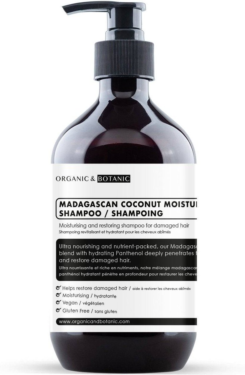 Bio & Botanisch Madagaskar Kokosnuss Feuchtigkeits-Shampoo 500ml