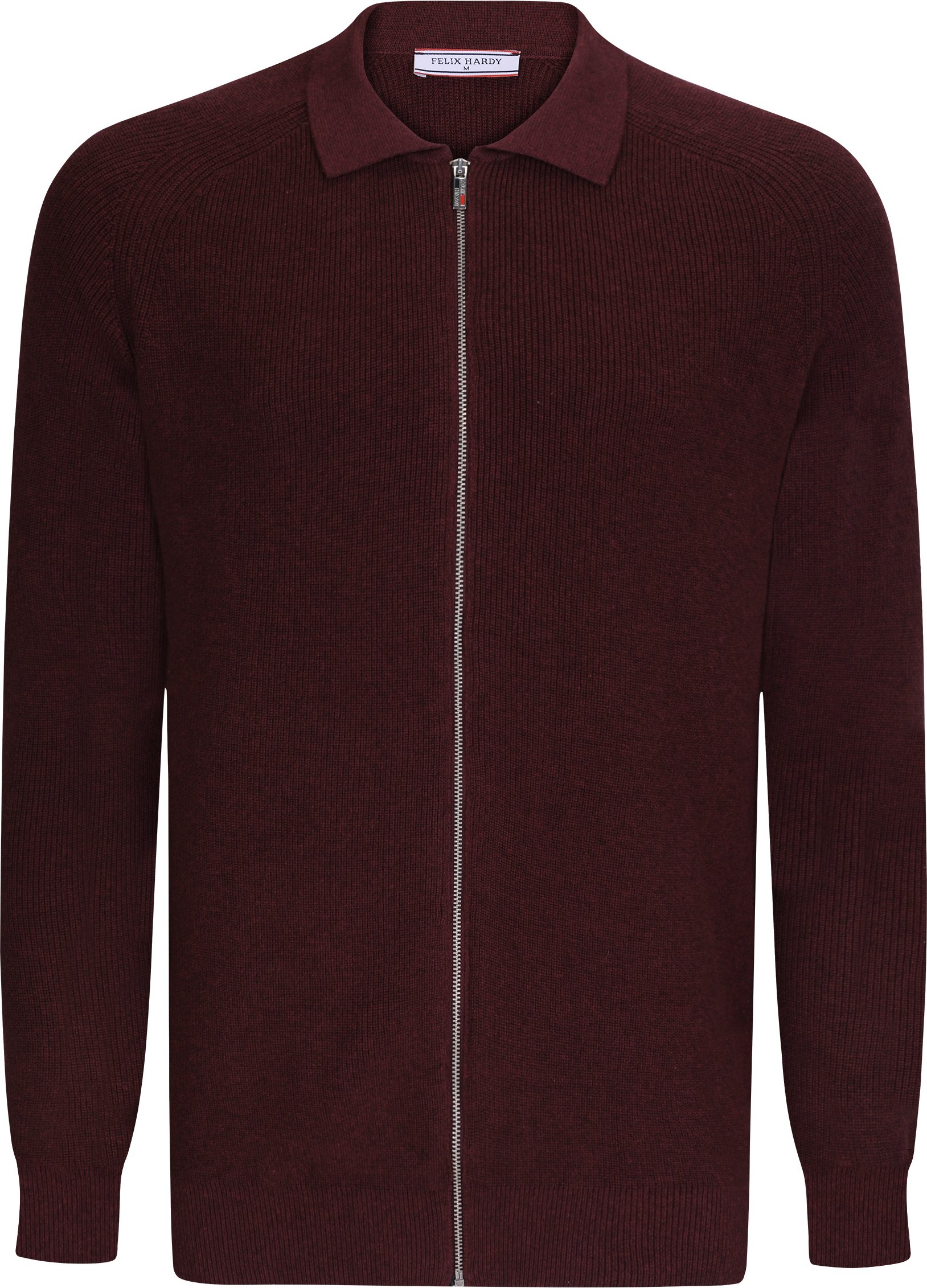 Strickjacke Strickjacke Mit Durchgehendem Reißverschluss