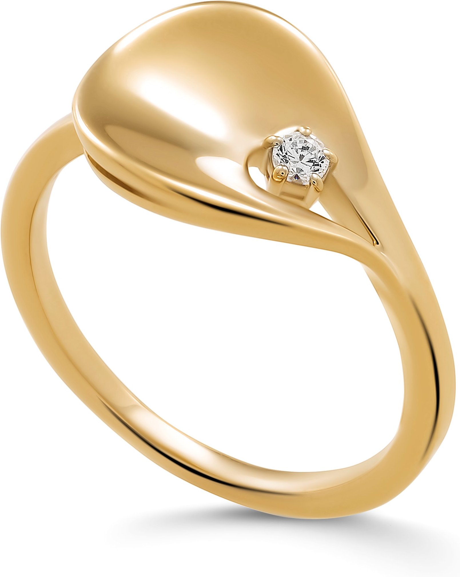 Orphelia 'Etoile' Damen-Ring aus 925er Sterlingsilber – Gold ZR-7524/G