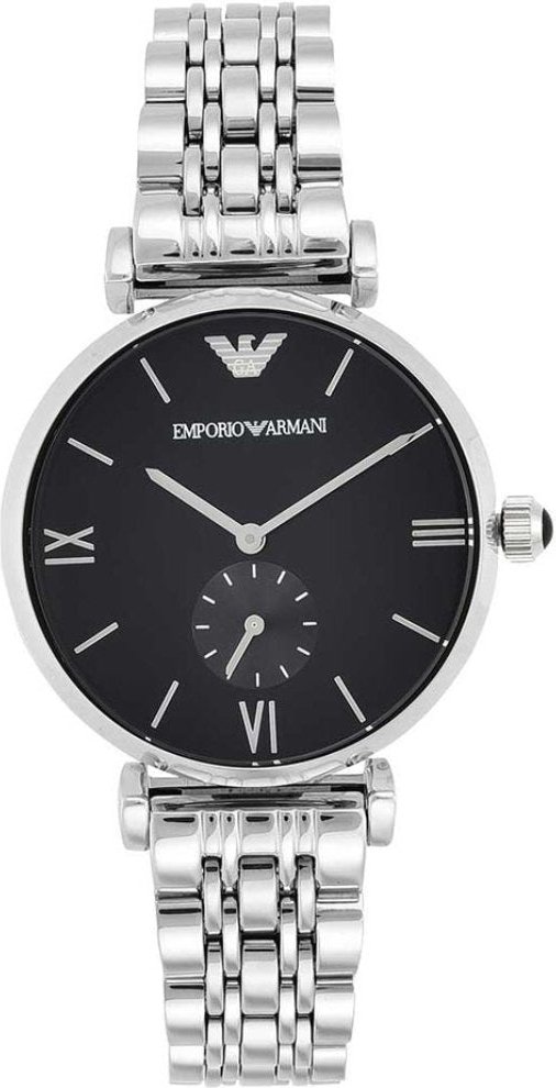 Emporio Armani AR1676 Schwarzes Zifferblatt Herrenuhr
