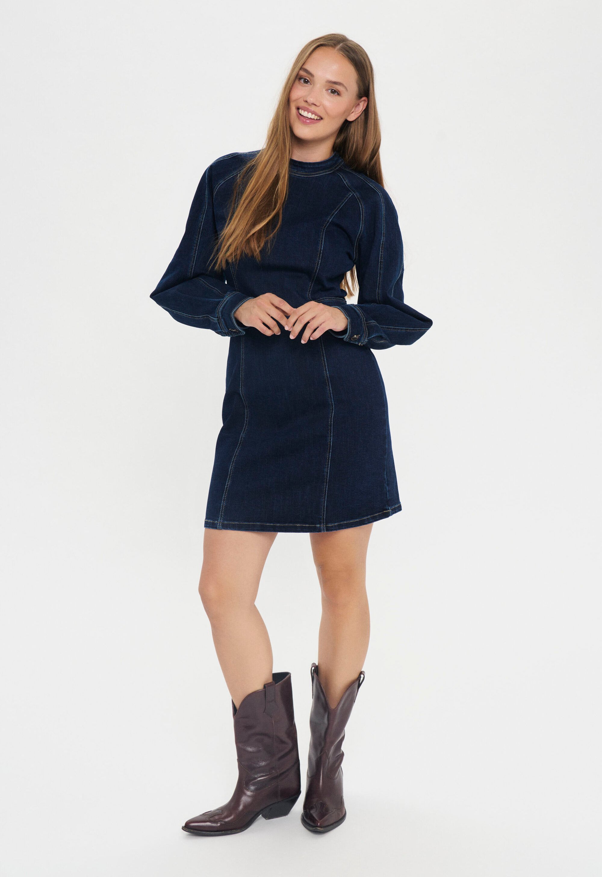 Denimkleid NoeSZ Denimkleid Fitted