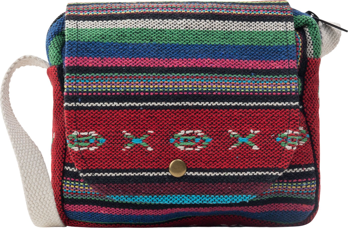 Dreimaster Umhängetasche Damen Rot Mehrfarbig