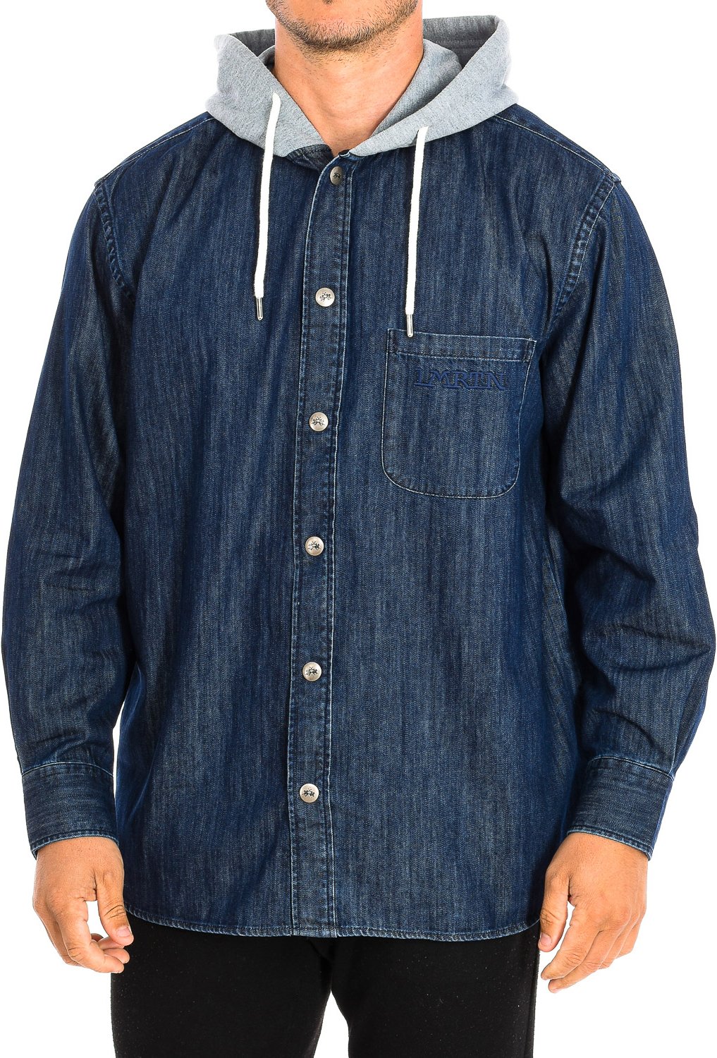 Regular Fit Jacke mit hohem Kragen und verstellbarer Kapuze TMC009-DM081 man