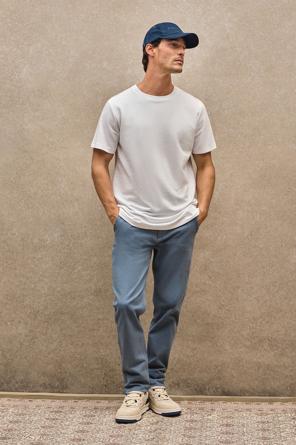 T-Shirt Amore weiß mit Polo Club-Patch