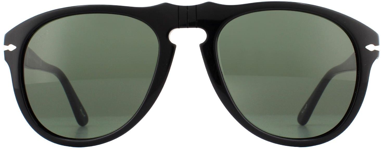 Persol Sonnenbrille 649 95/31 Schwarz Grün 54mm