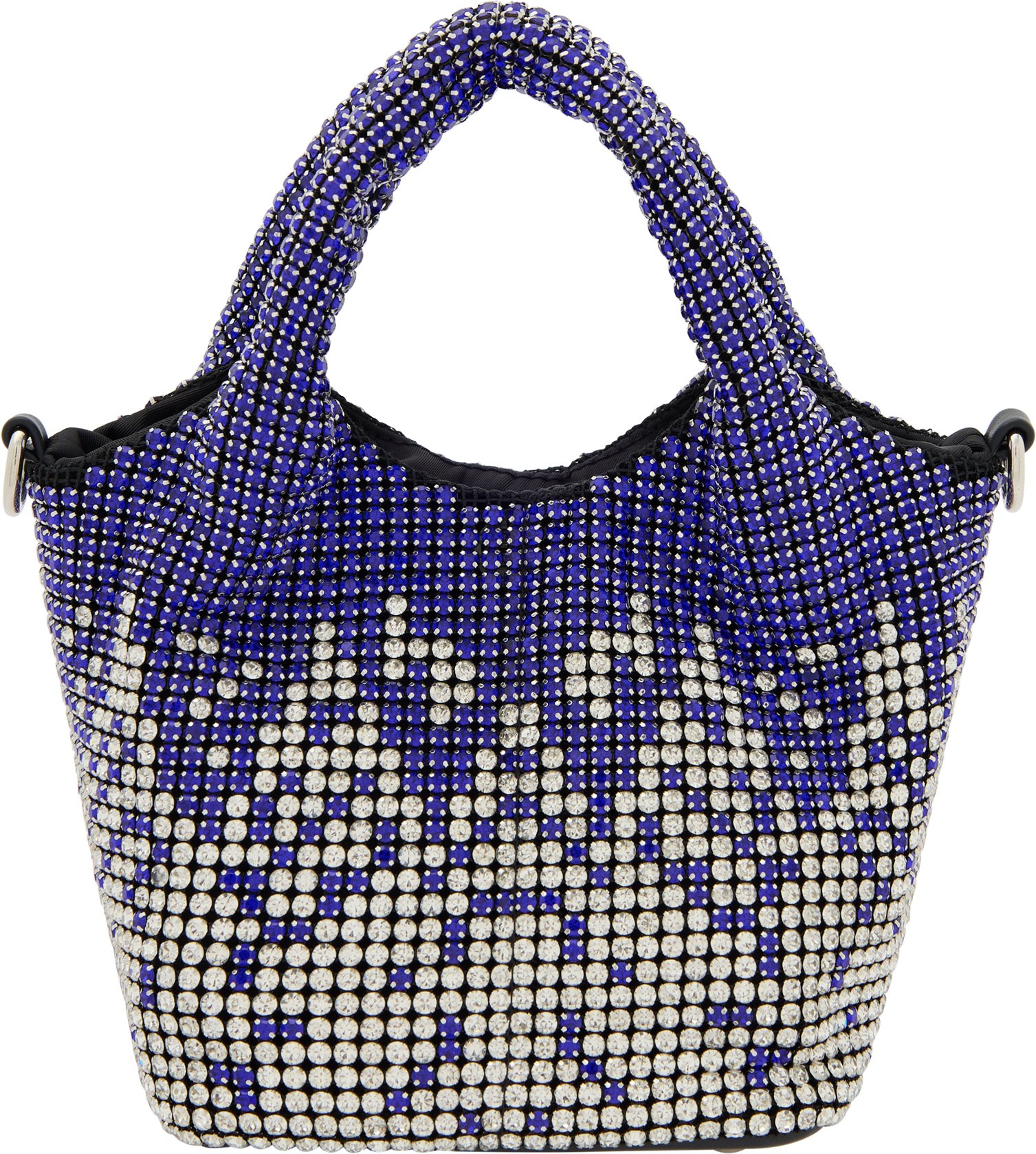 Mymo Handtasche Handtasche Frauen Blau Silber