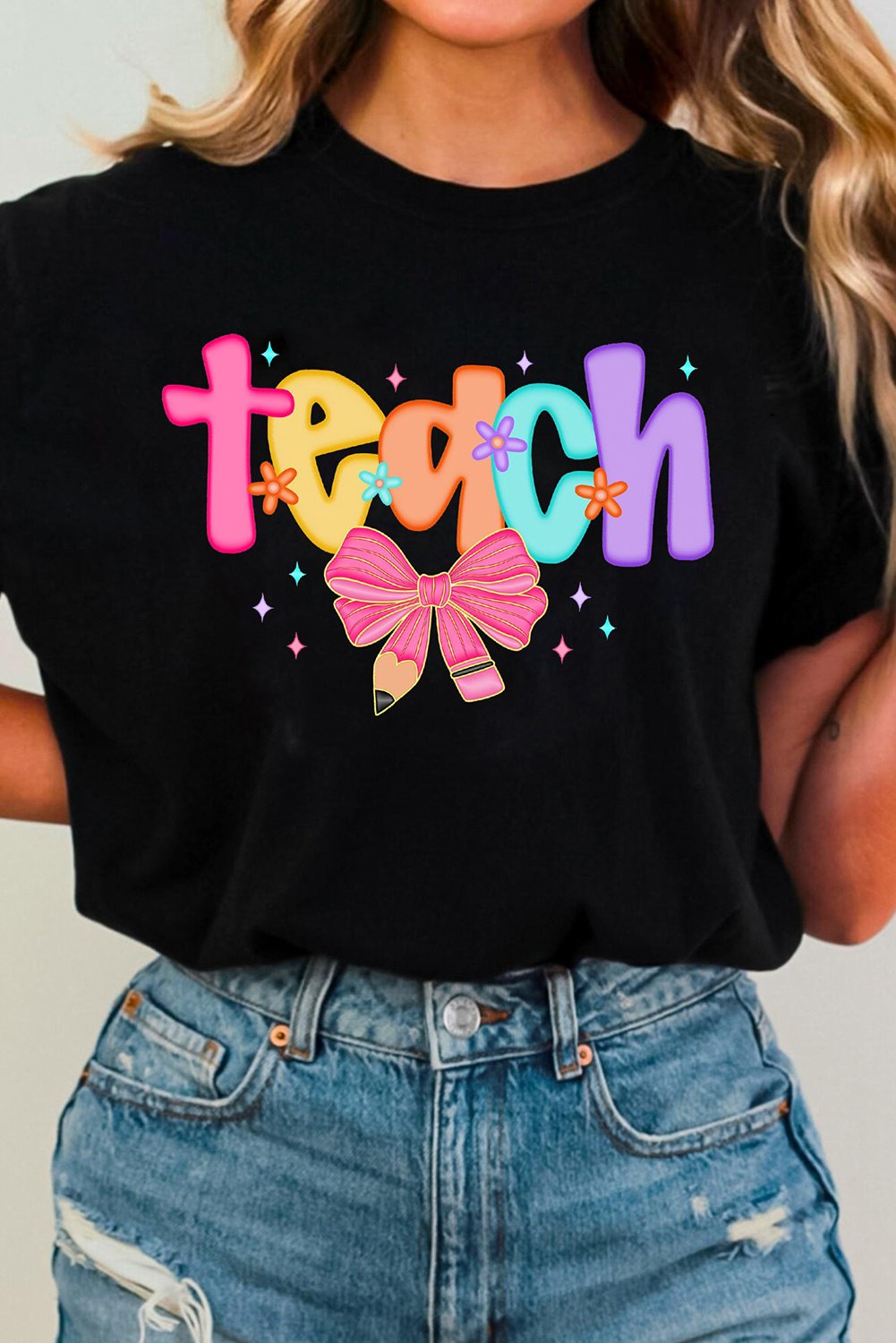 Teach Design Kurzarm-Top