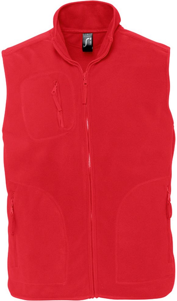 SOLS - Polaire sans manches NORWAY - Homme (Rouge)