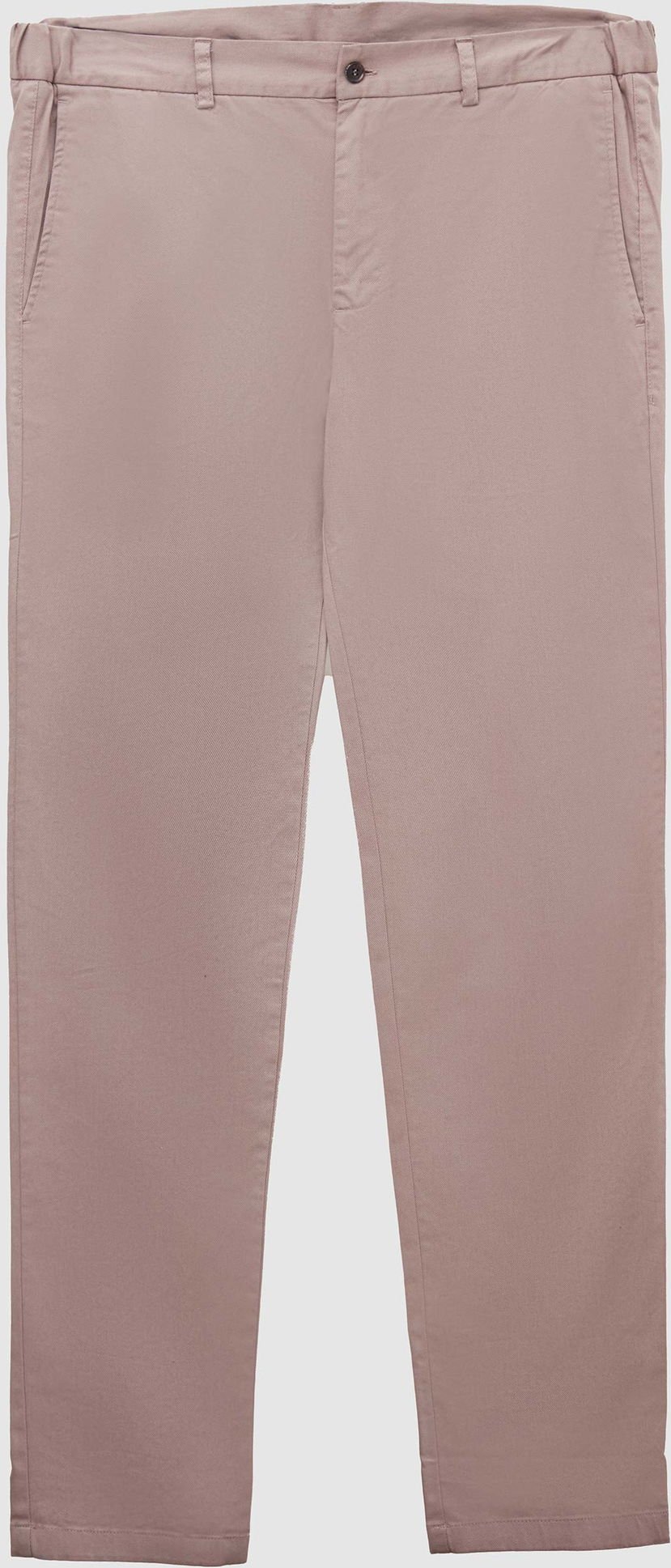 Ds Damat Slim Fit Texturierte Seitliche Elastische Stretch-Chinohose mit Seitentaschen