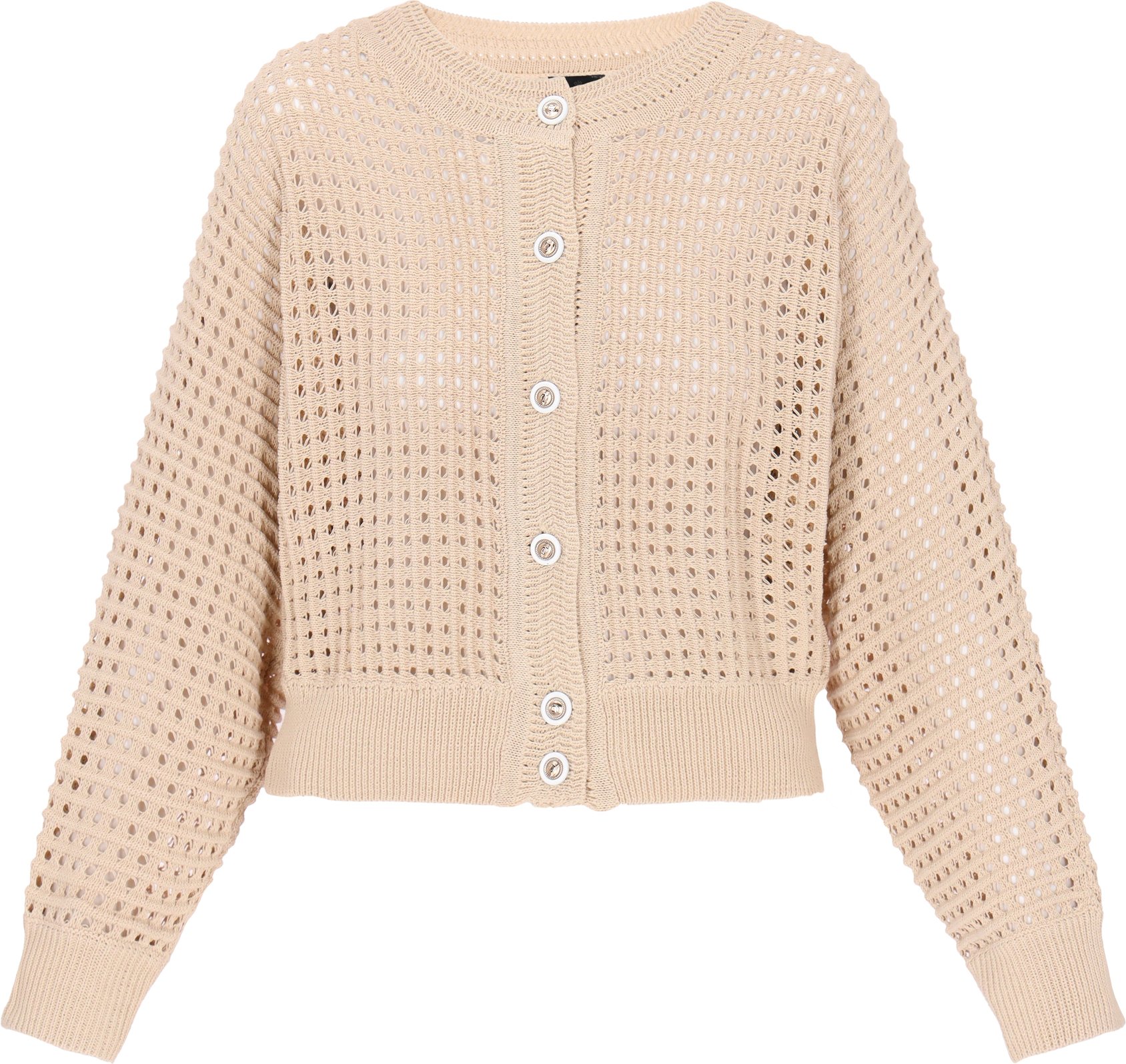 Thumbnail - Dreimaster Strickjacke Frauen Beige