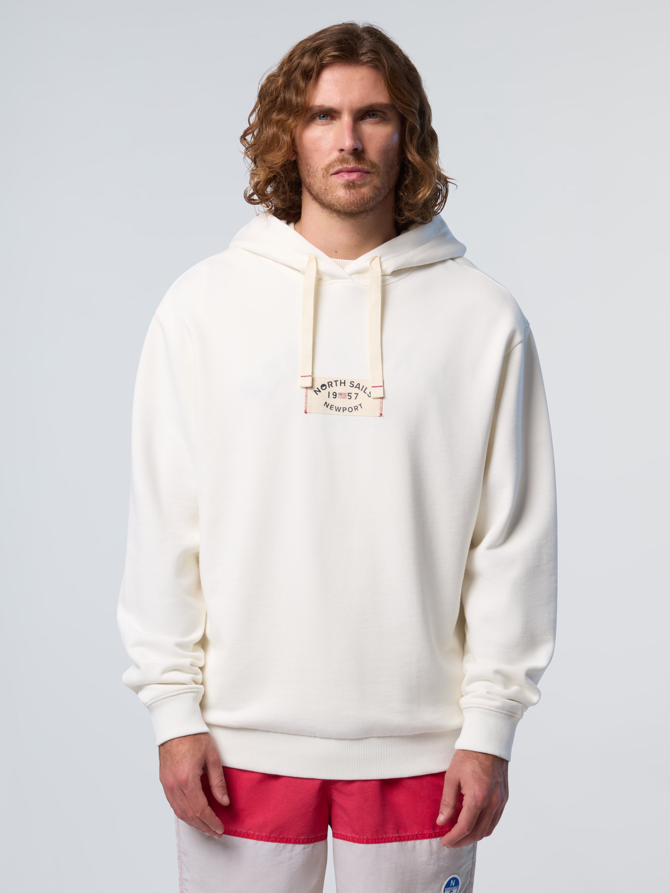 North Sails Kapuzenpullover Hoodie mit Newport-Aufnäher