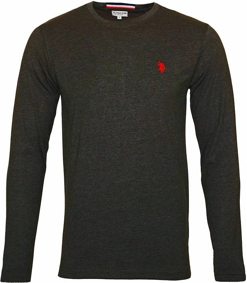 U.S. Polo Assn. Langarmshirts in Anthrazit